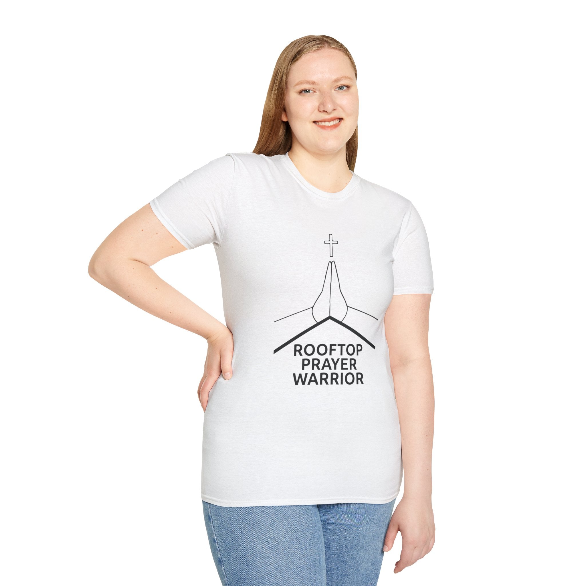 Rooftop Prayer Warrior T-Shirt — Light Colors