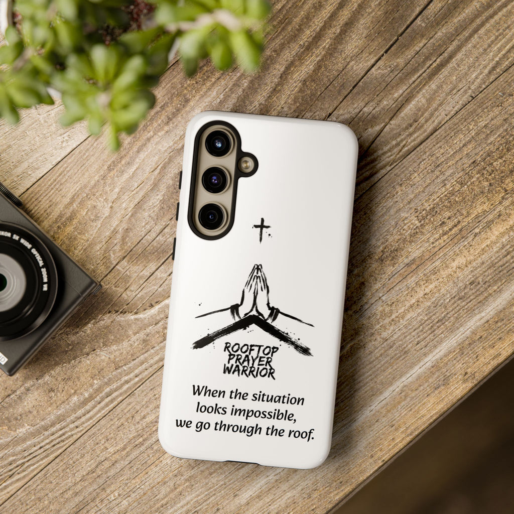 Rooftop Prayer Warrior Phone Case — iPhone, Samsung & Pixel