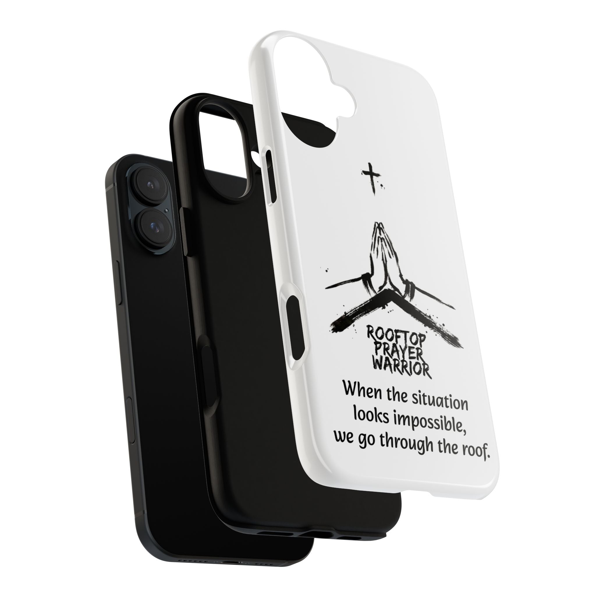 Rooftop Prayer Warrior Phone Case — iPhone, Samsung & Pixel