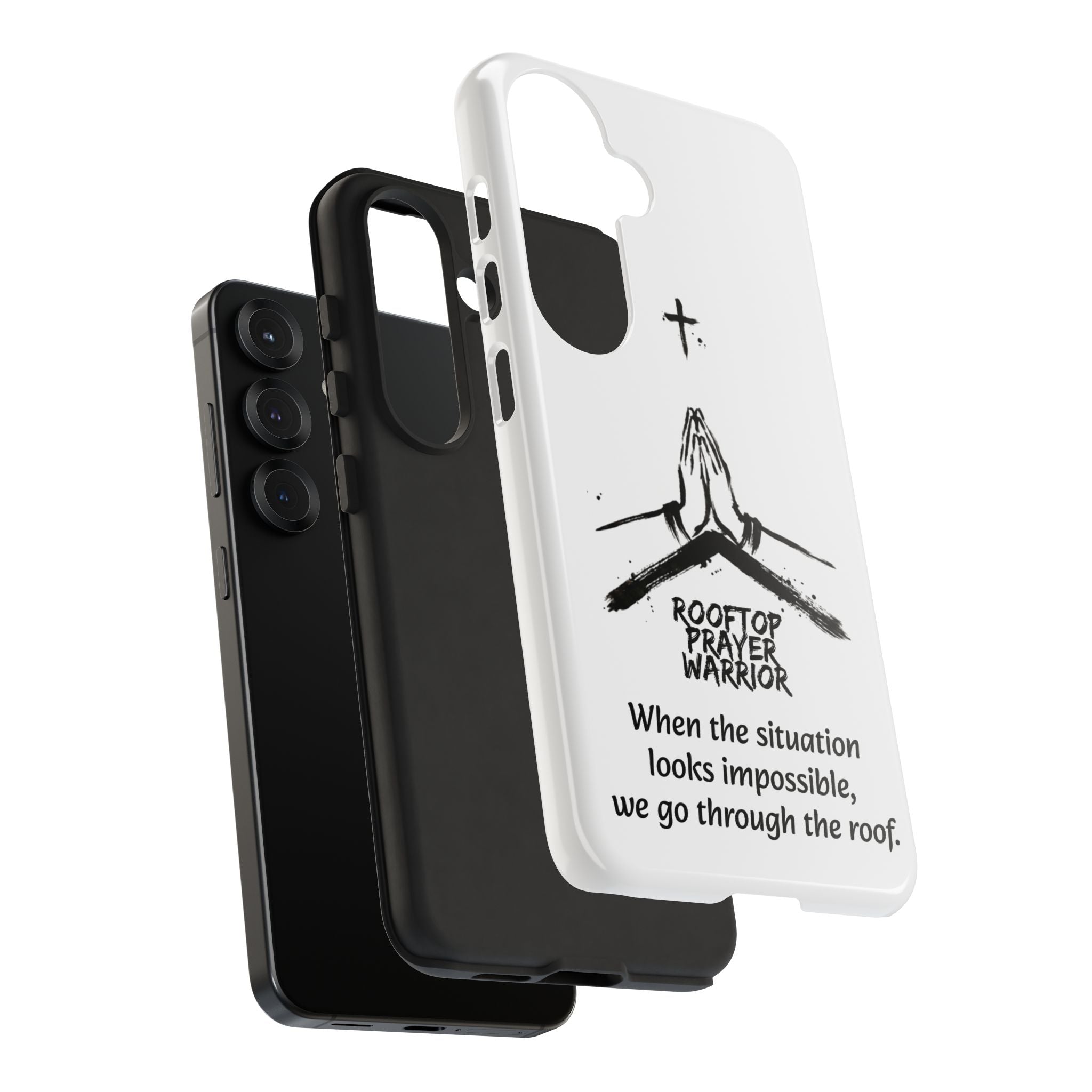 Rooftop Prayer Warrior Phone Case — iPhone, Samsung & Pixel
