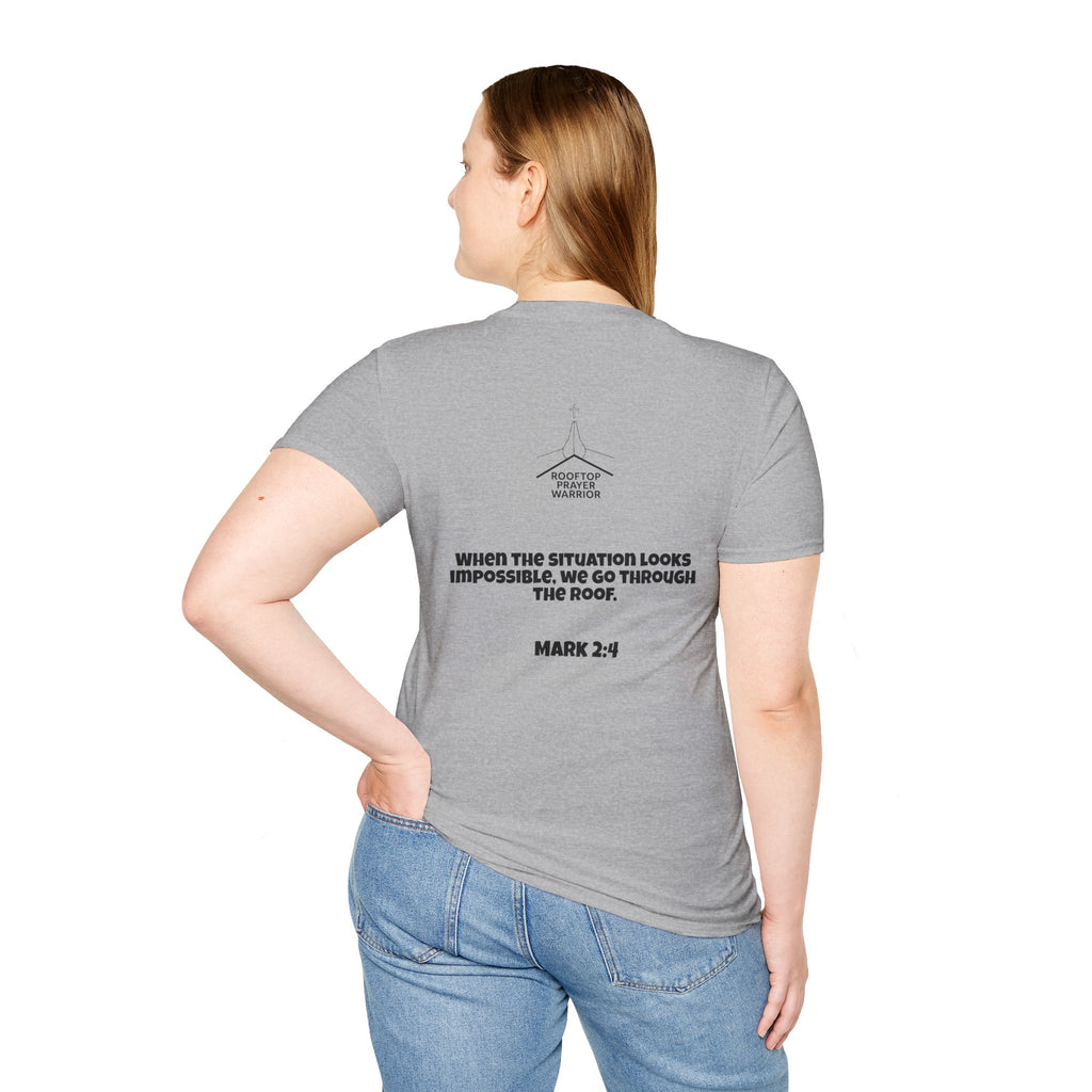 Rooftop Prayer Warrior T-Shirt — Light Colors