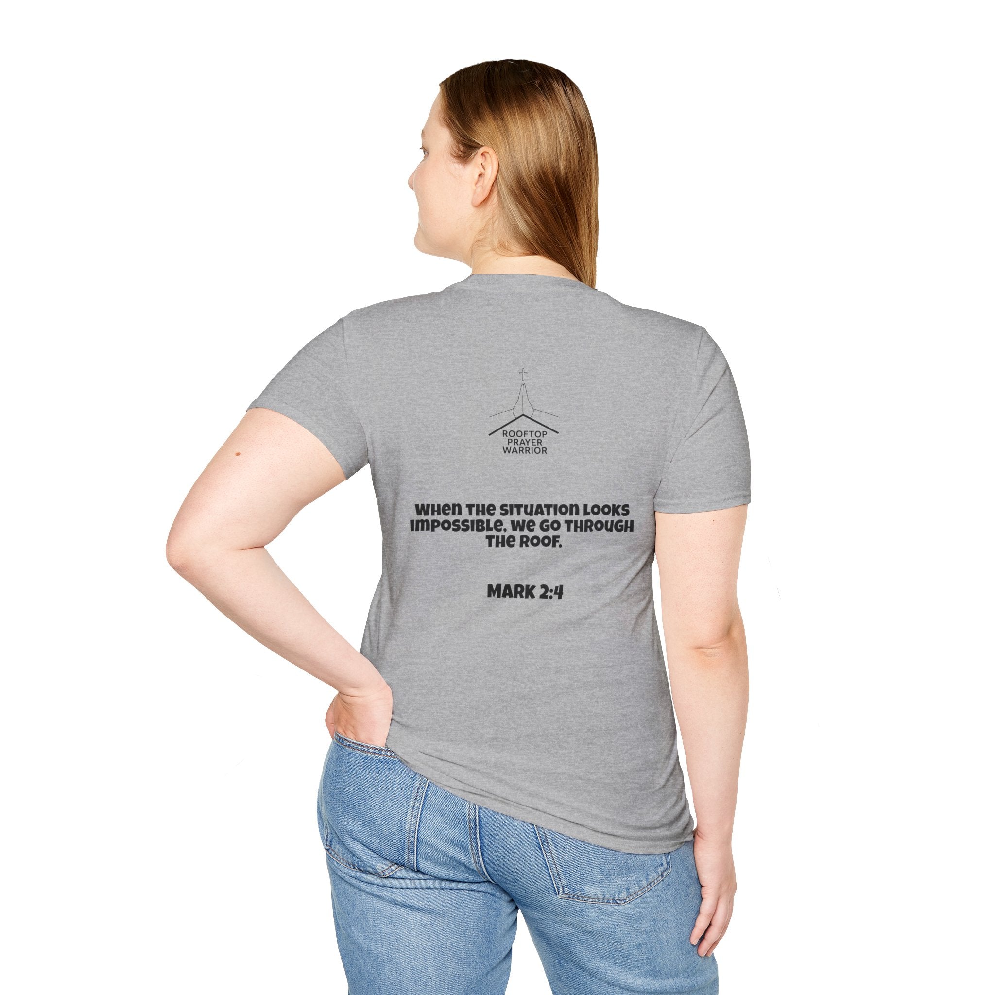 Rooftop Prayer Warrior T-Shirt — Light Colors