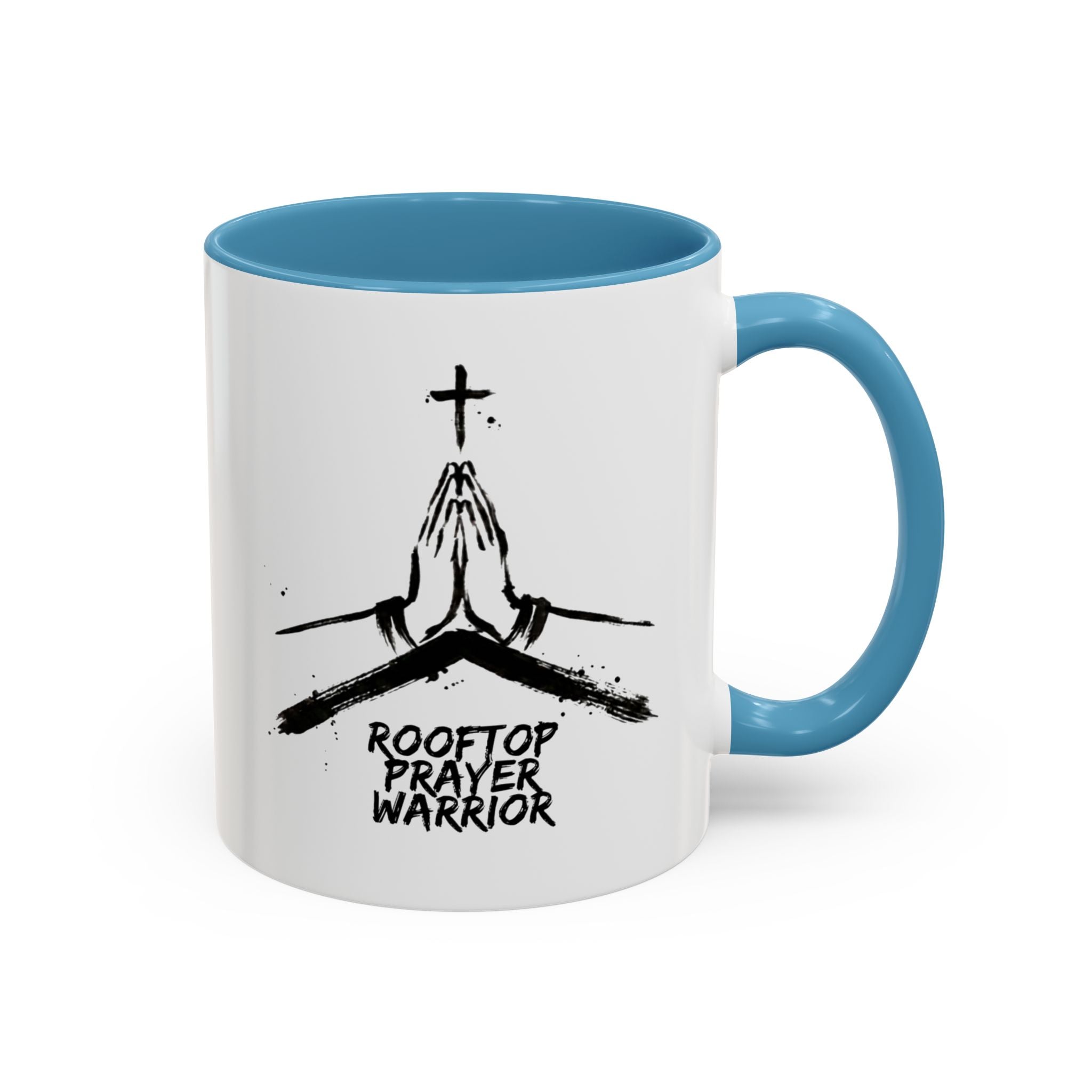Rooftop Prayer Warrior Accent Coffee Mug