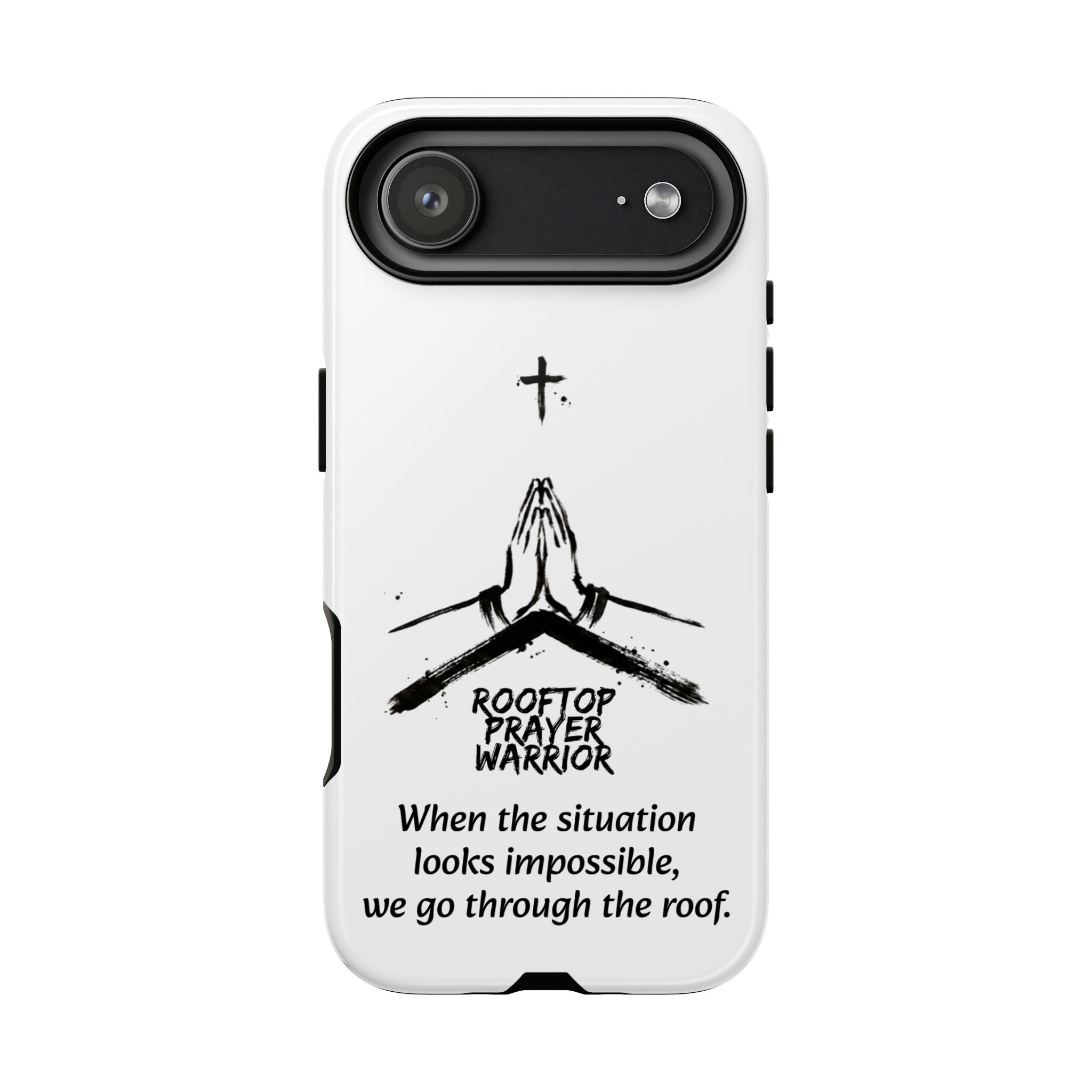 Rooftop Prayer Warrior Phone Case — iPhone, Samsung & Pixel