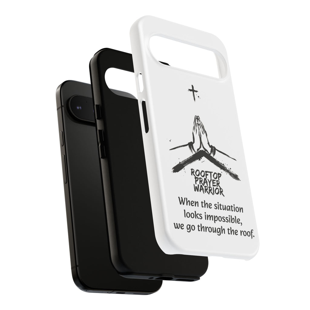 Rooftop Prayer Warrior Phone Case — iPhone, Samsung & Pixel