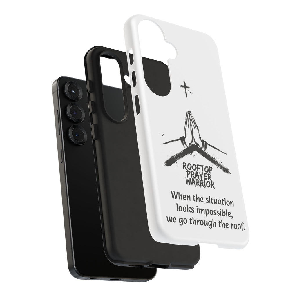 Rooftop Prayer Warrior Phone Case — iPhone, Samsung & Pixel