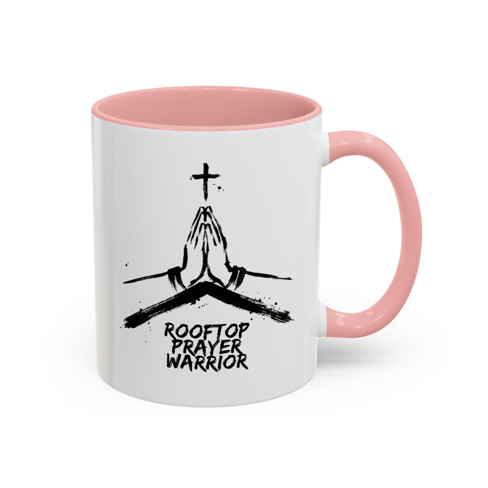 Rooftop Prayer Warrior Accent Coffee Mug