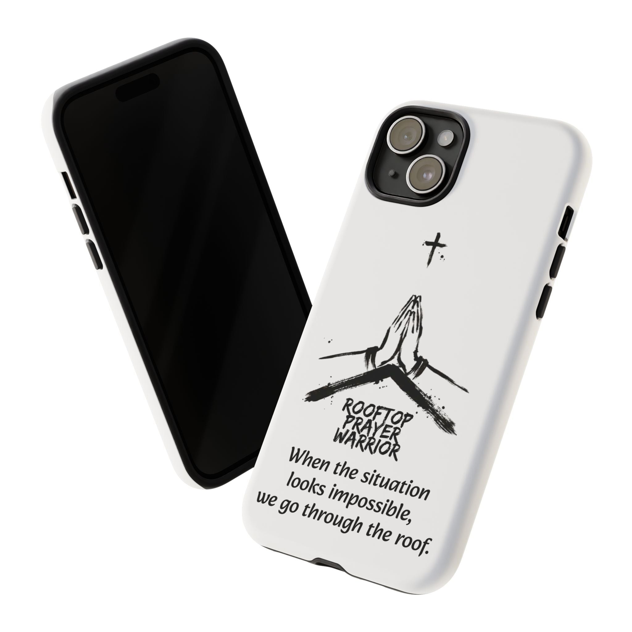 Rooftop Prayer Warrior Phone Case — iPhone, Samsung & Pixel