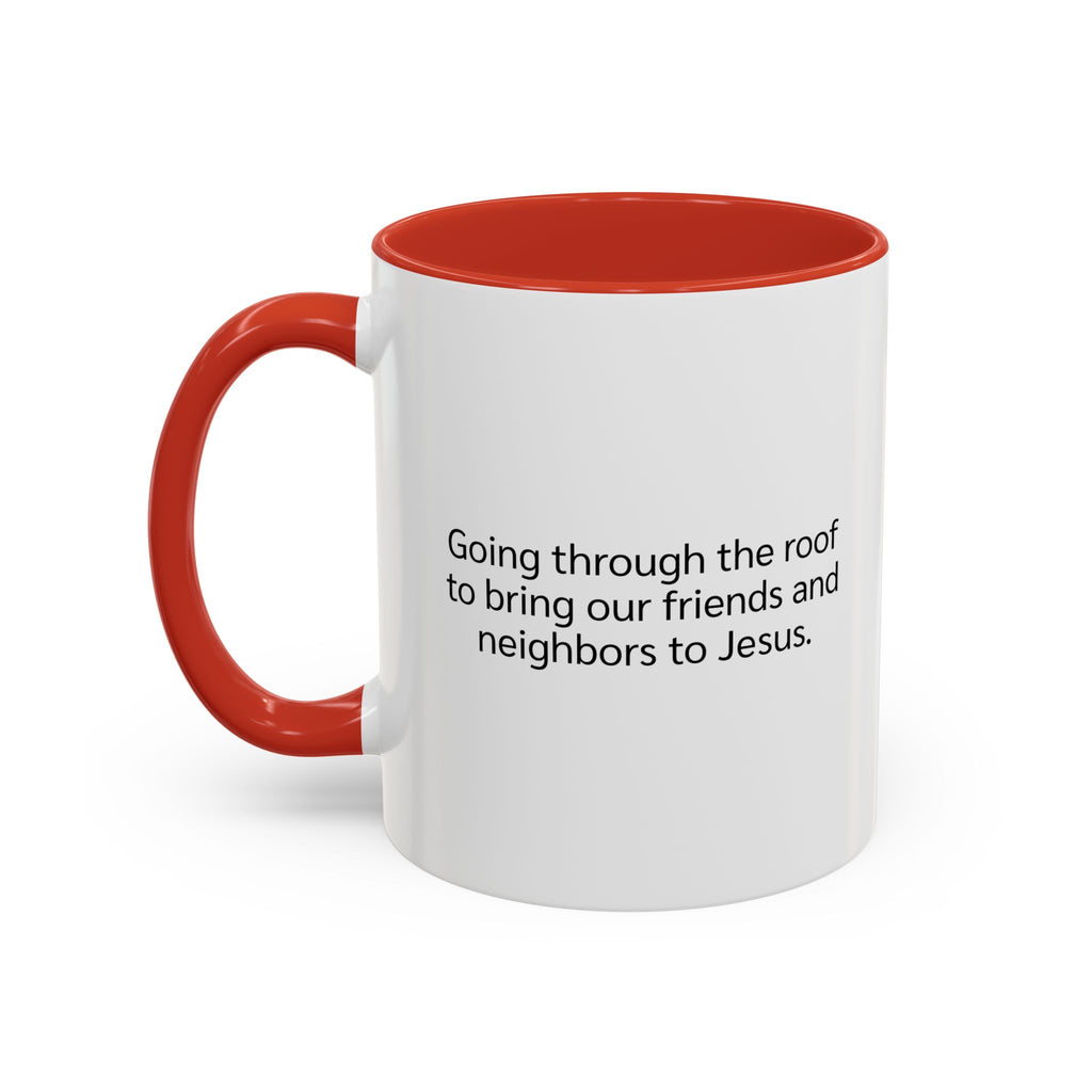 Rooftop Prayer Warrior Accent Coffee Mug