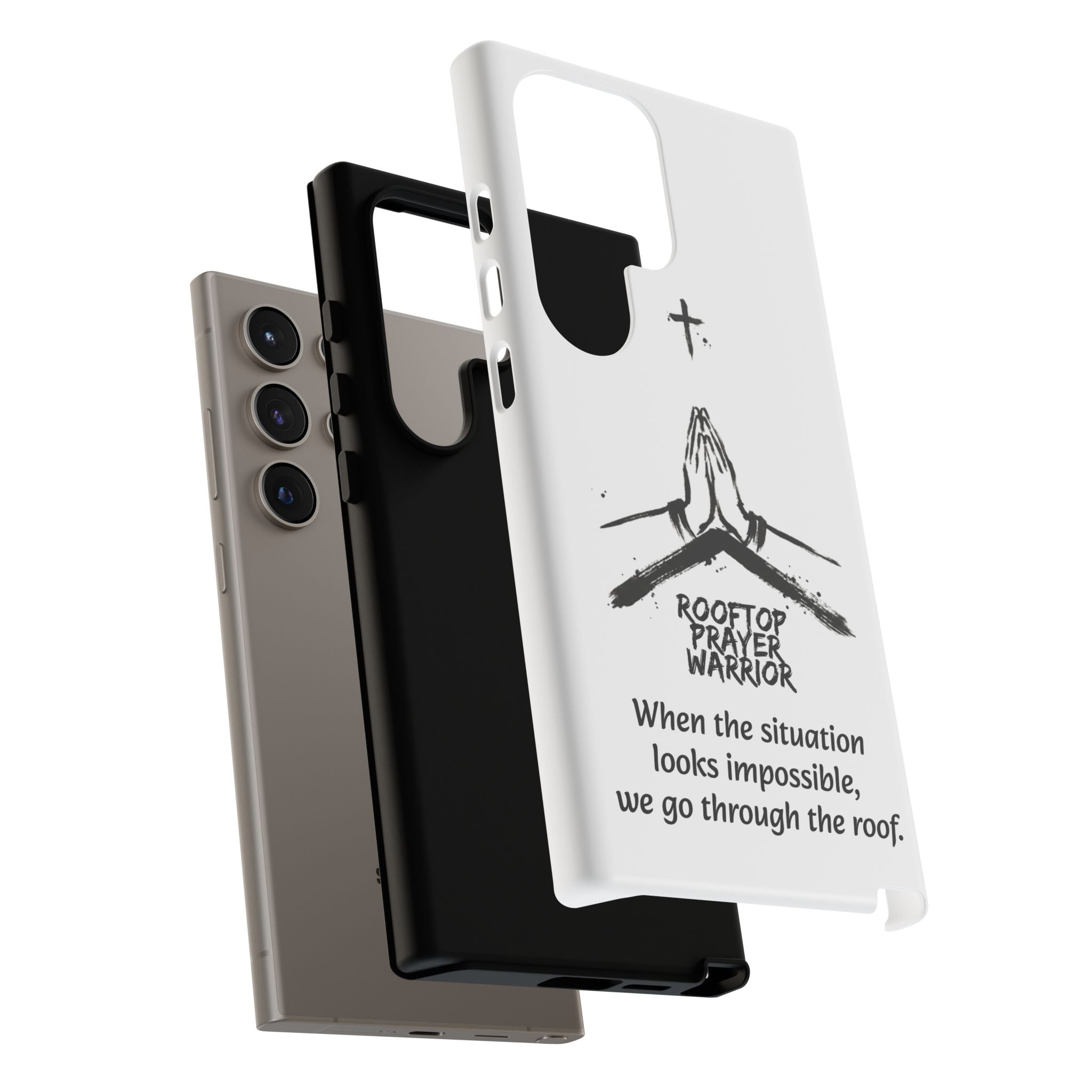 Rooftop Prayer Warrior Phone Case — iPhone, Samsung & Pixel