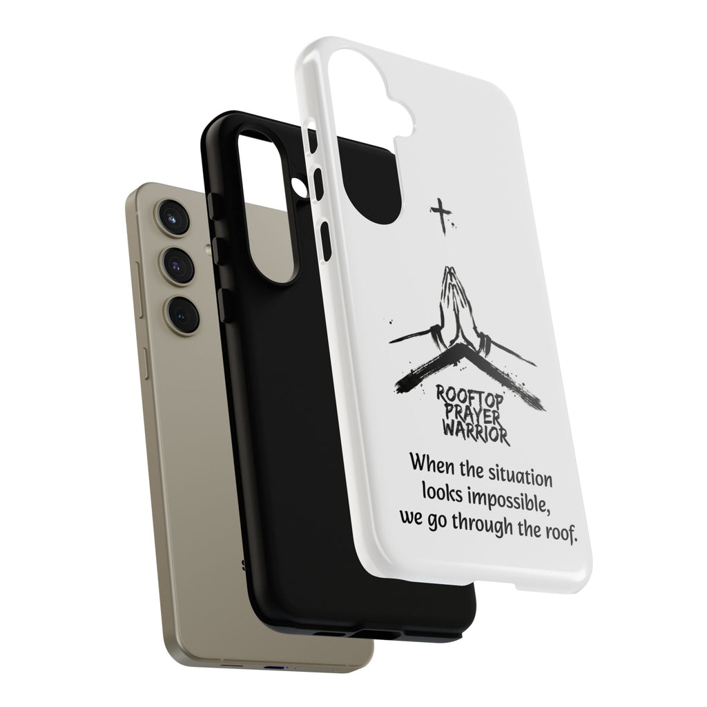 Rooftop Prayer Warrior Phone Case — iPhone, Samsung & Pixel