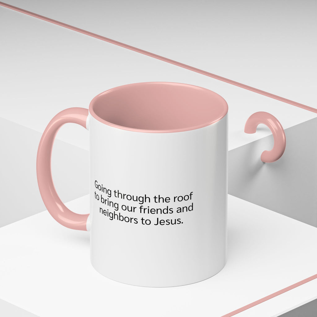 Rooftop Prayer Warrior Accent Coffee Mug