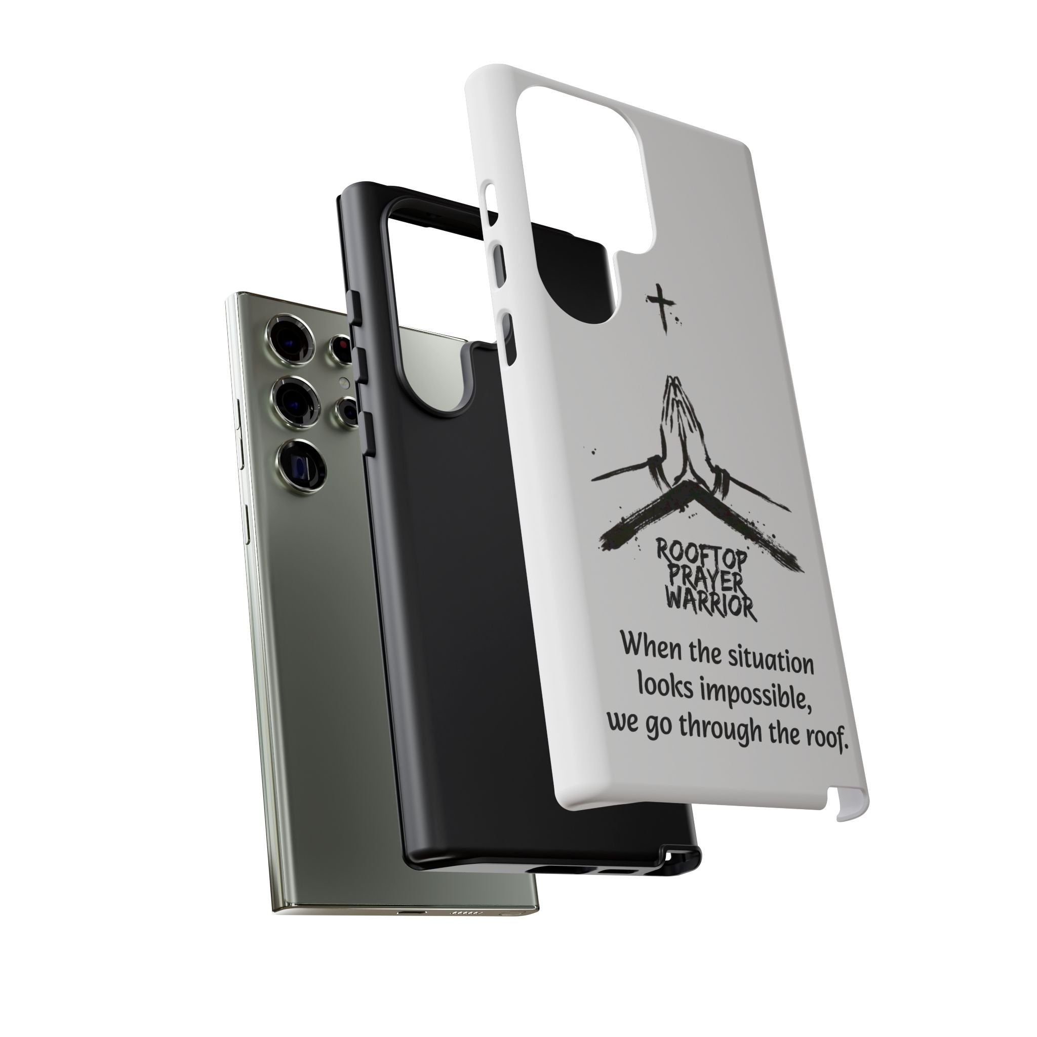 Rooftop Prayer Warrior Phone Case — iPhone, Samsung & Pixel