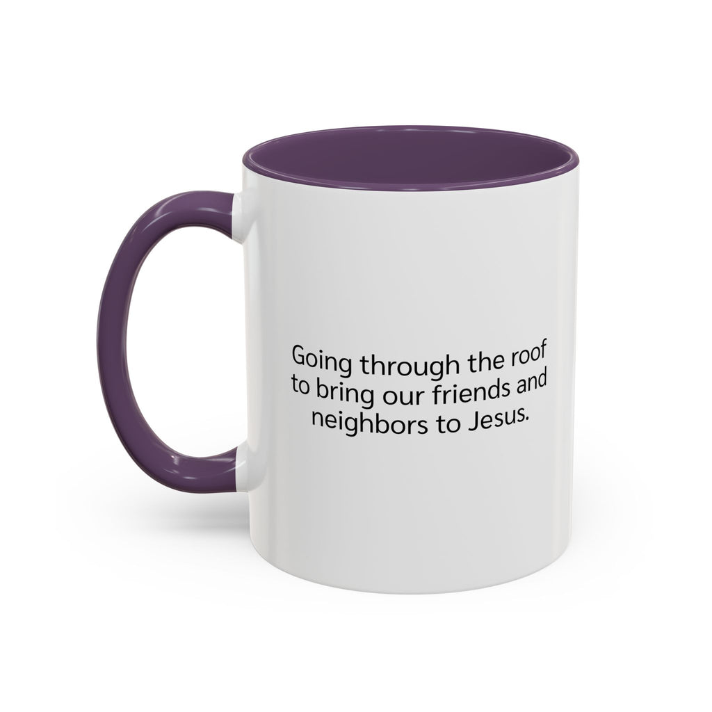 Rooftop Prayer Warrior Accent Coffee Mug