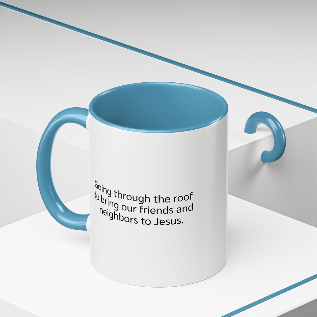 Rooftop Prayer Warrior Accent Coffee Mug