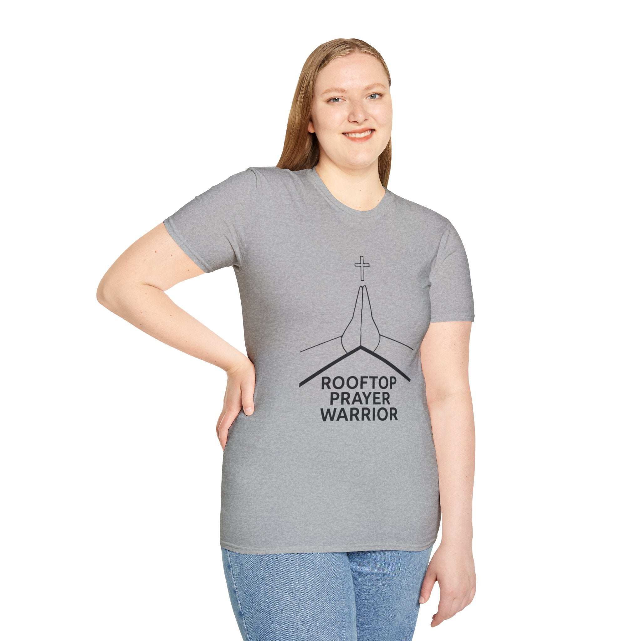 Rooftop Prayer Warrior T-Shirt — Light Colors