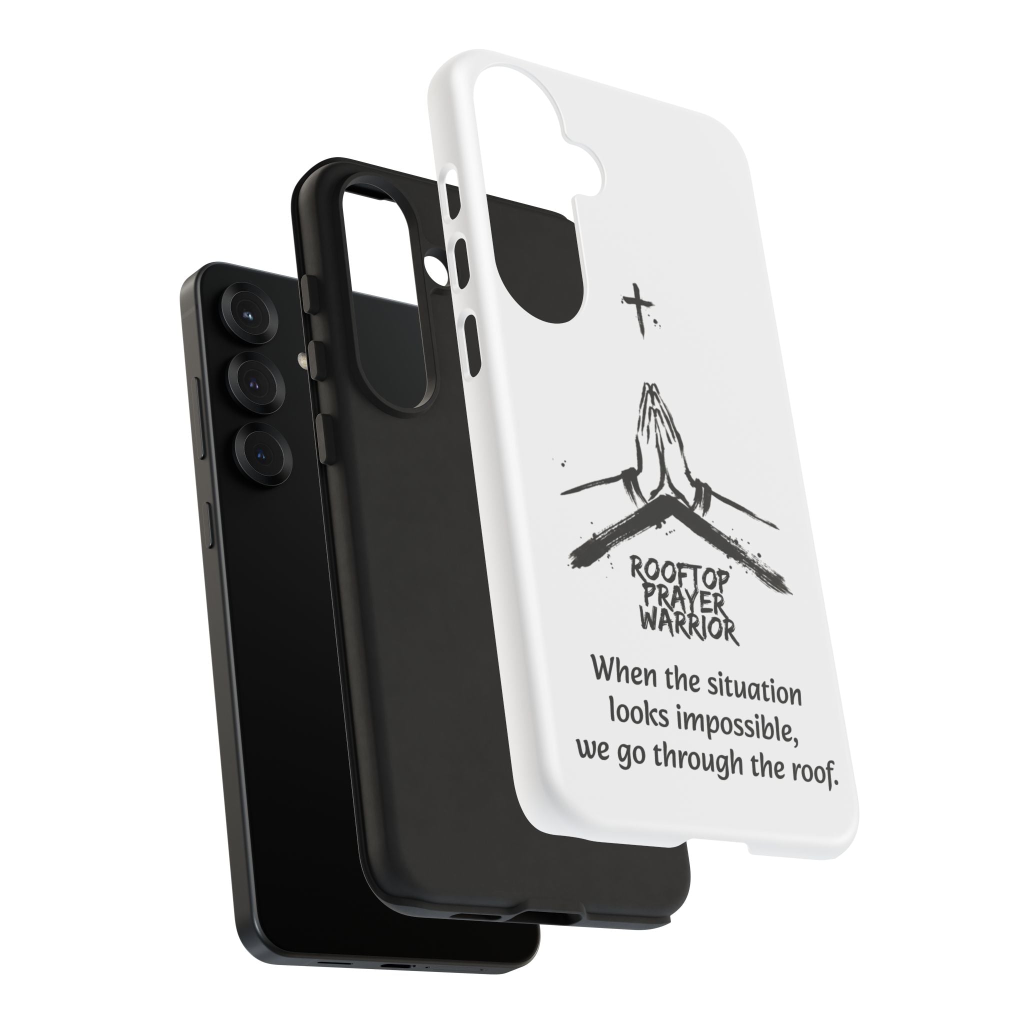 Rooftop Prayer Warrior Phone Case — iPhone, Samsung & Pixel