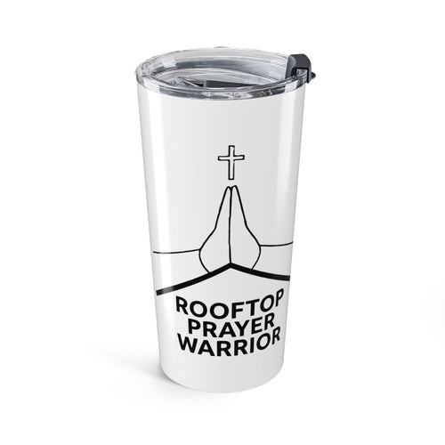 20oz Insulated Tumbler — "Never Stop, Never Surrender" Motivational Travel Cup
