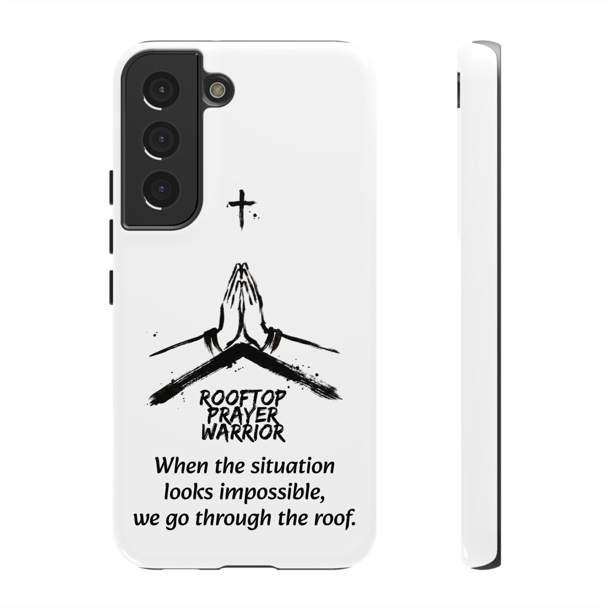 Rooftop Prayer Warrior Phone Case — iPhone, Samsung & Pixel