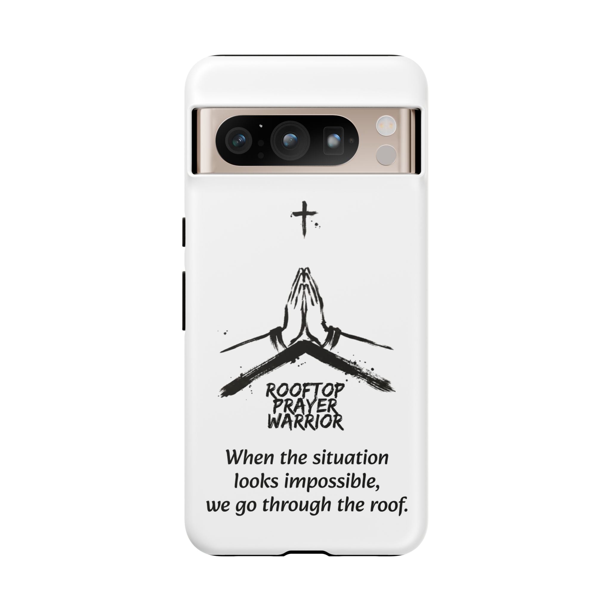 Rooftop Prayer Warrior Phone Case — iPhone, Samsung & Pixel