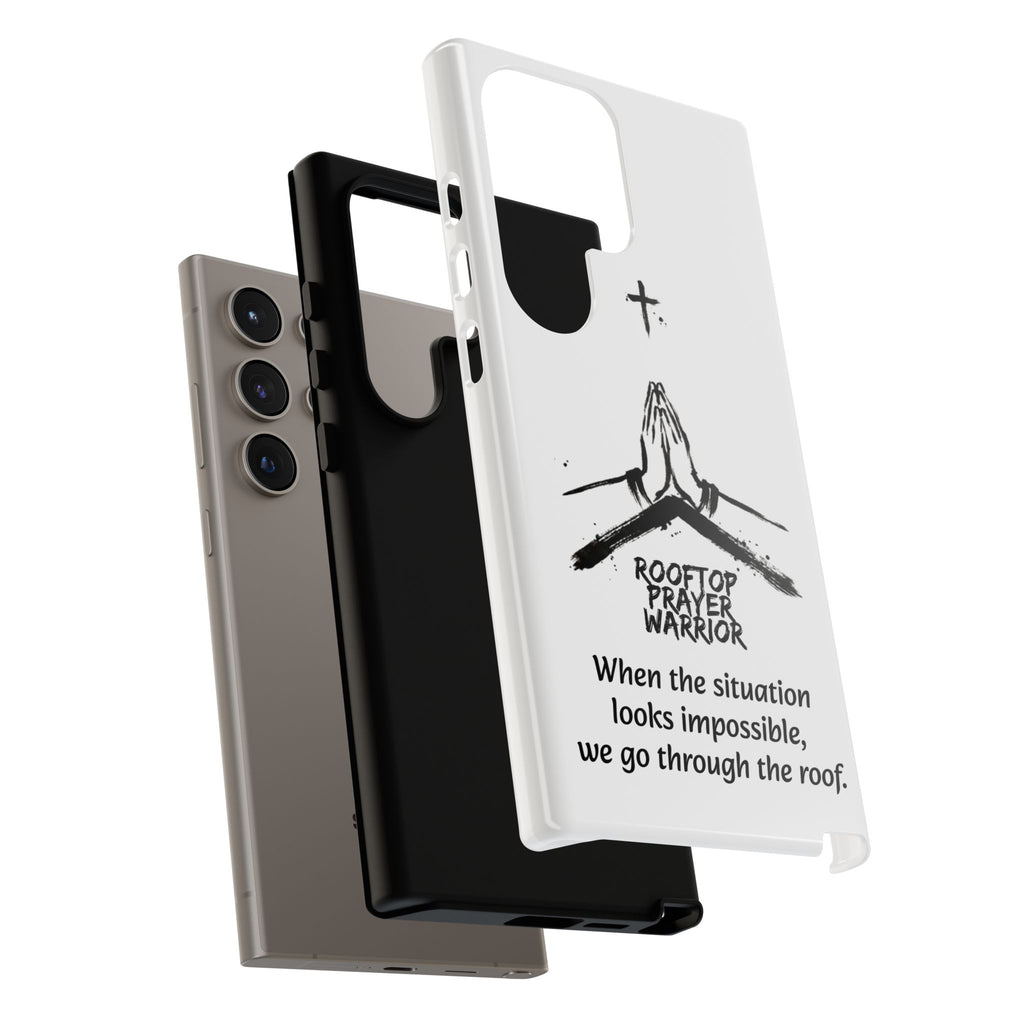 Rooftop Prayer Warrior Phone Case — iPhone, Samsung & Pixel