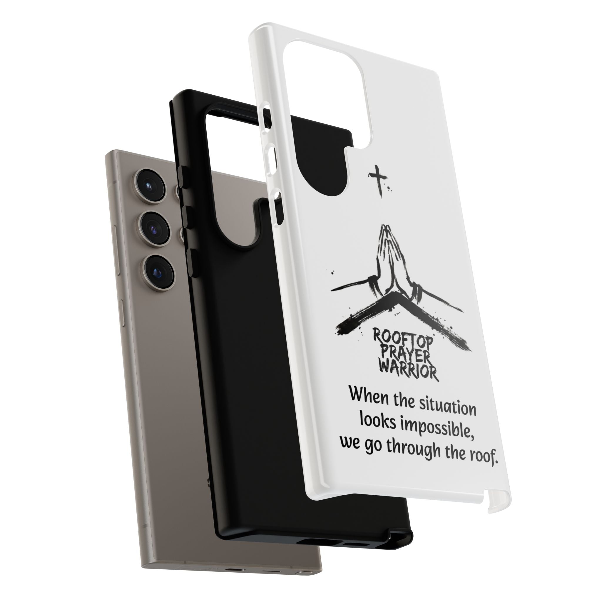Rooftop Prayer Warrior Phone Case — iPhone, Samsung & Pixel