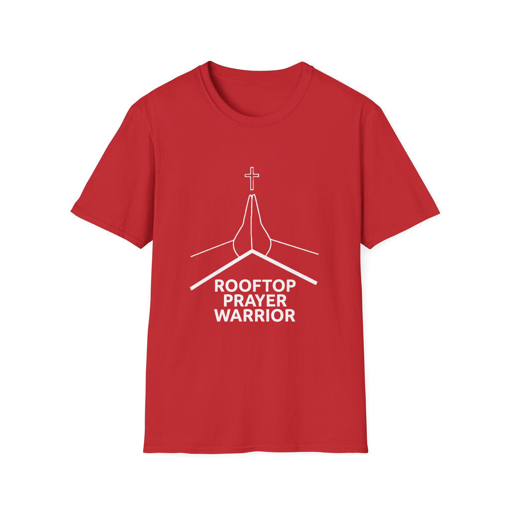Rooftop Prayer Warrior T-Shirt — Bold Dark Colors