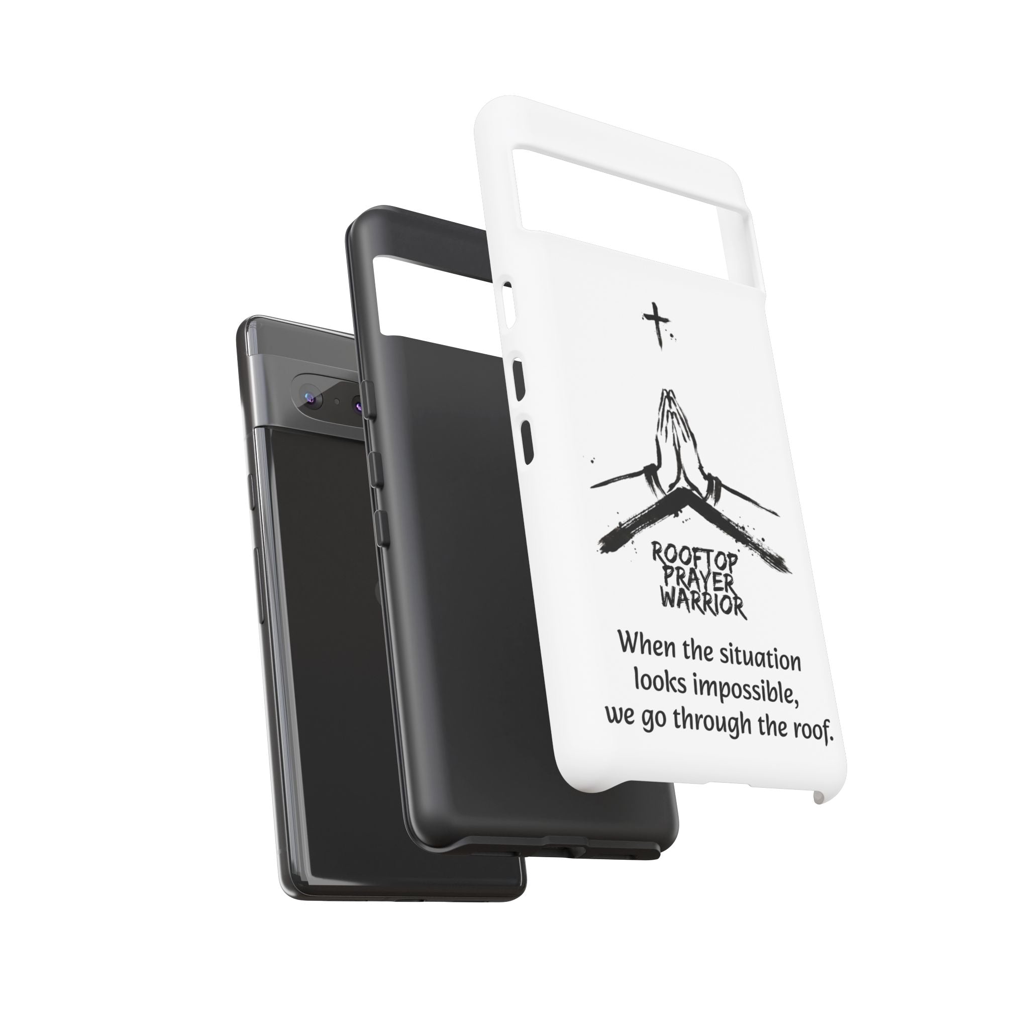 Rooftop Prayer Warrior Phone Case — iPhone, Samsung & Pixel
