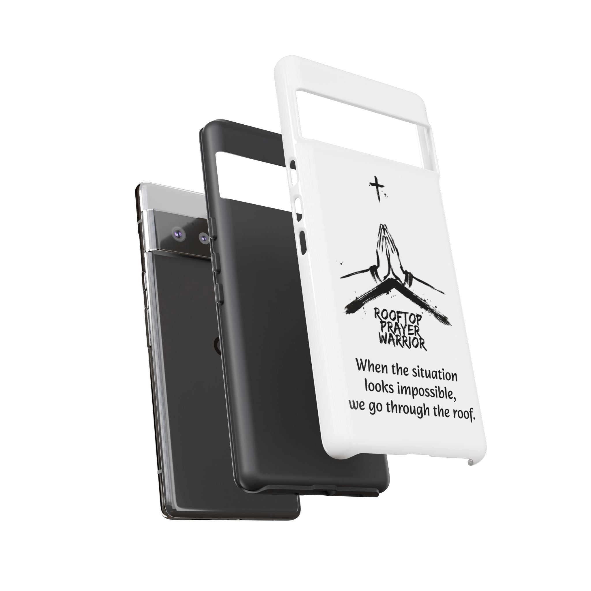 Rooftop Prayer Warrior Phone Case — iPhone, Samsung & Pixel