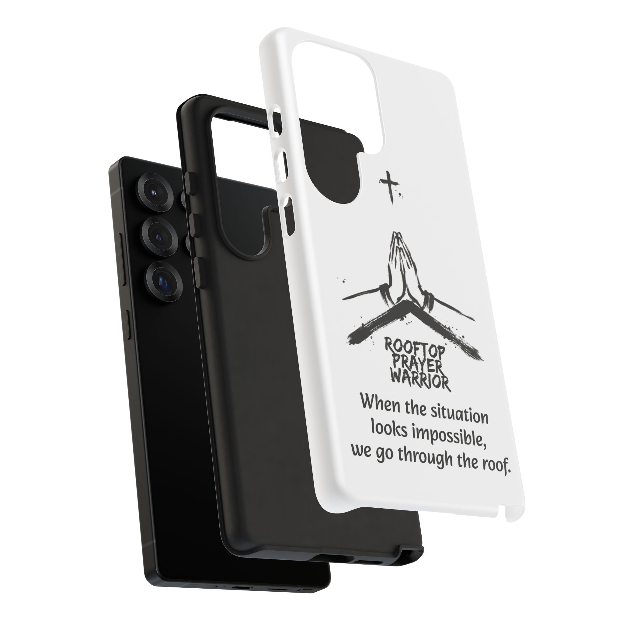 Rooftop Prayer Warrior Phone Case — iPhone, Samsung & Pixel