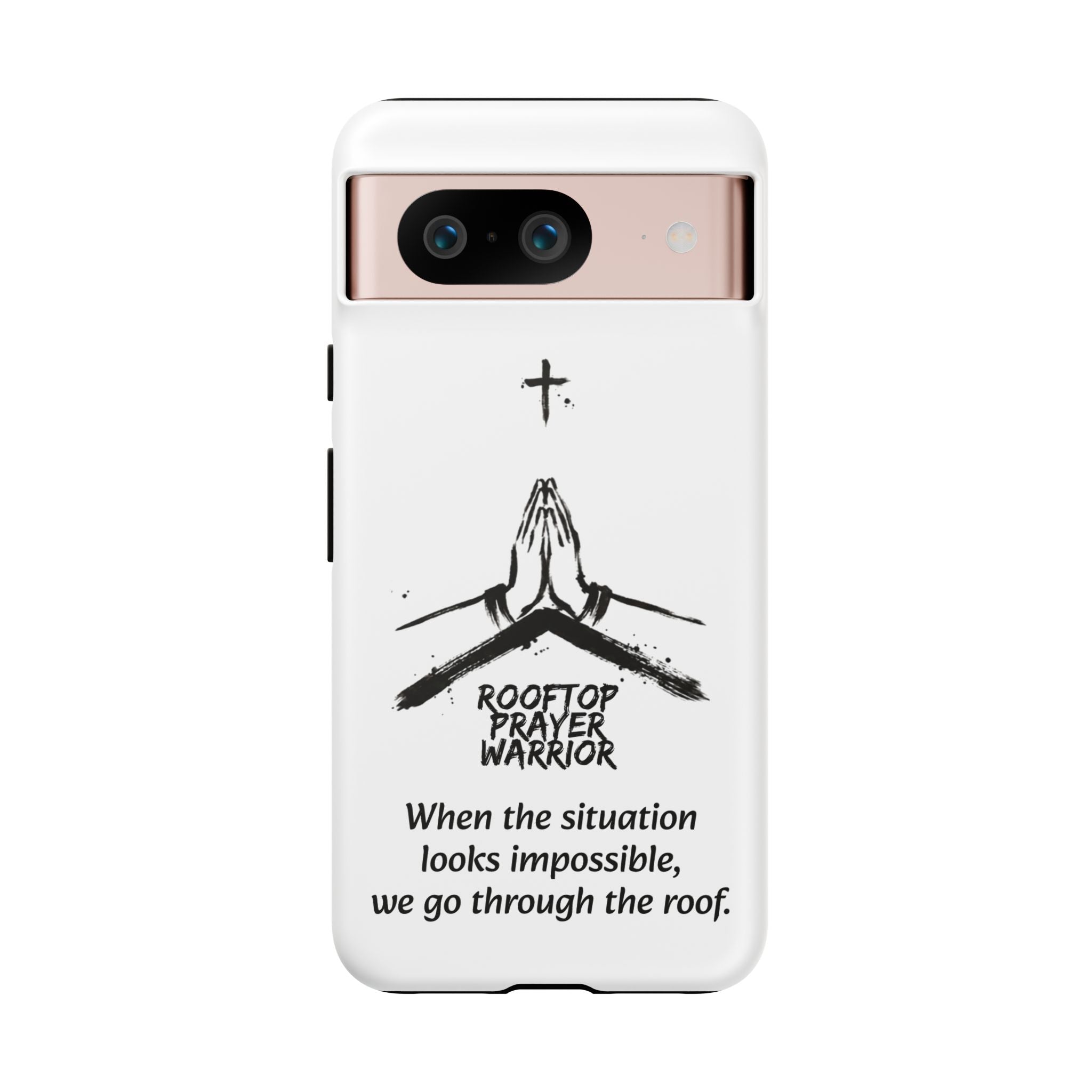 Rooftop Prayer Warrior Phone Case — iPhone, Samsung & Pixel