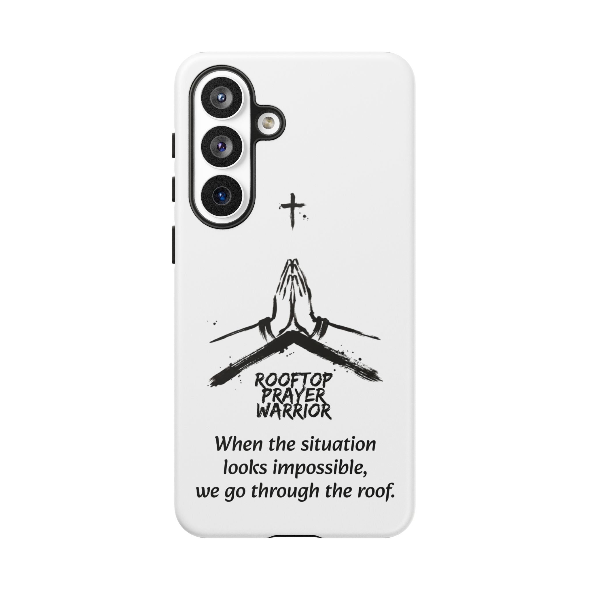 Rooftop Prayer Warrior Phone Case — iPhone, Samsung & Pixel