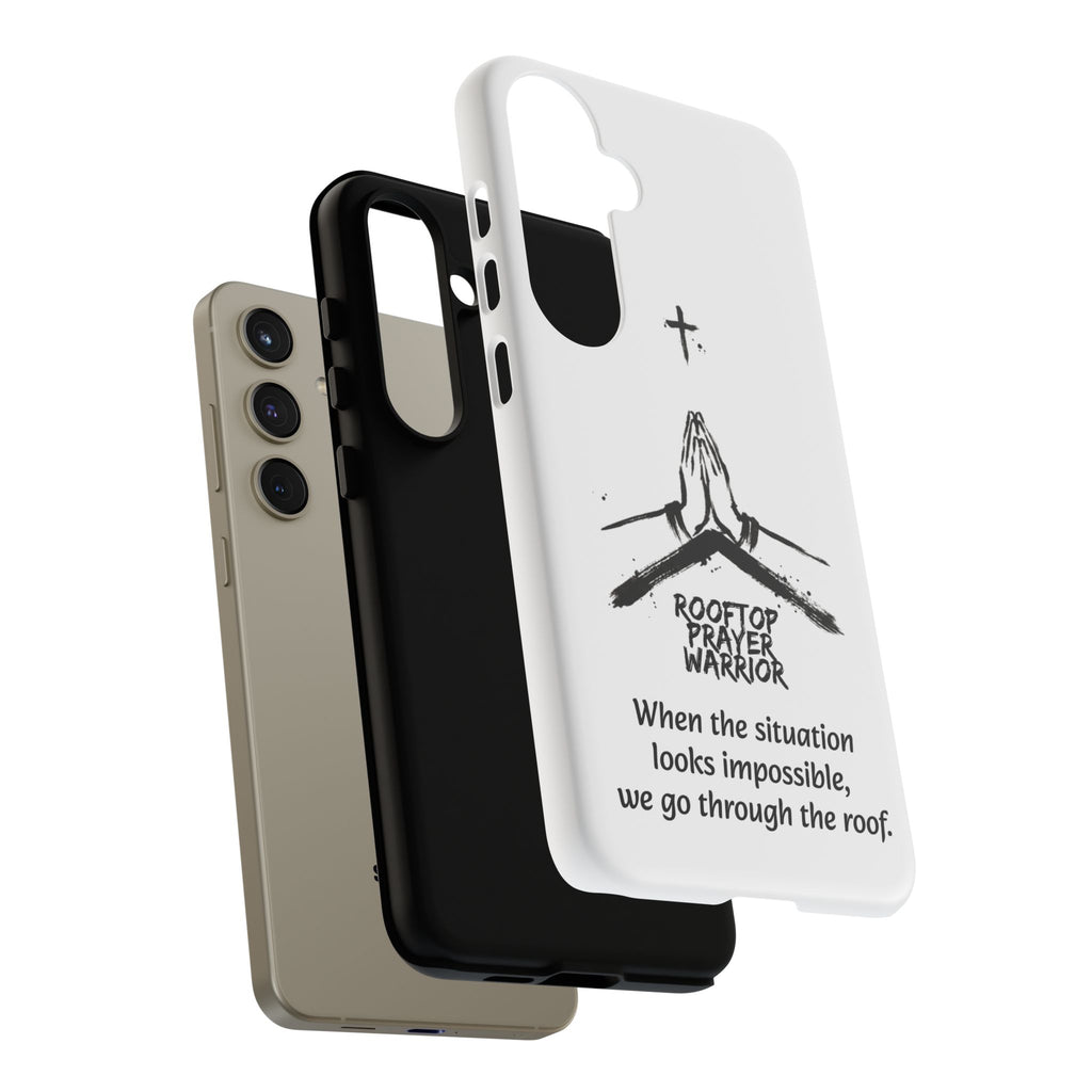Rooftop Prayer Warrior Phone Case — iPhone, Samsung & Pixel