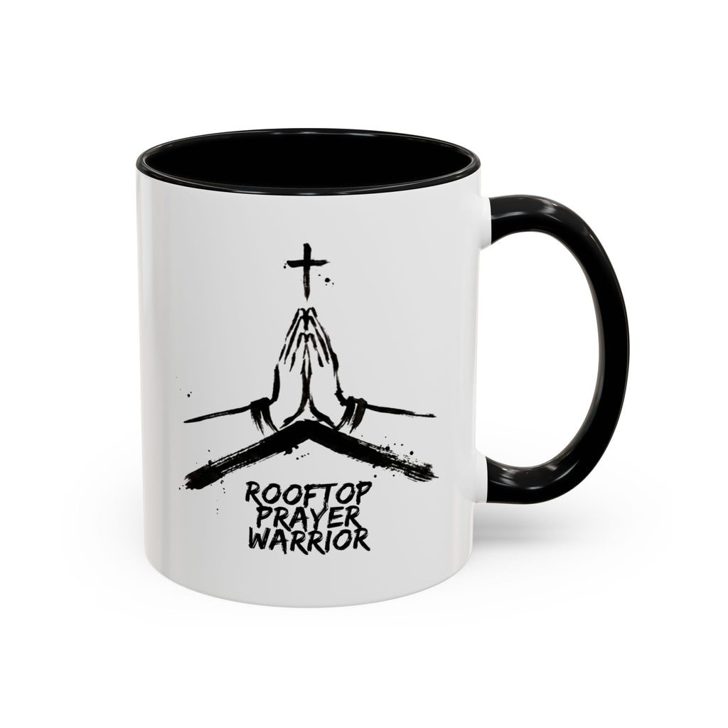 Rooftop Prayer Warrior Accent Coffee Mug