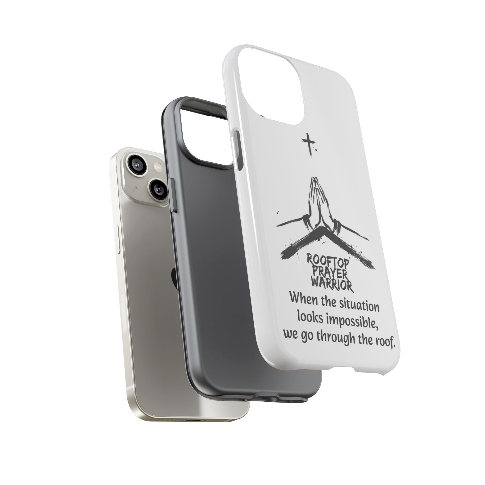 Rooftop Prayer Warrior Phone Case — iPhone, Samsung & Pixel