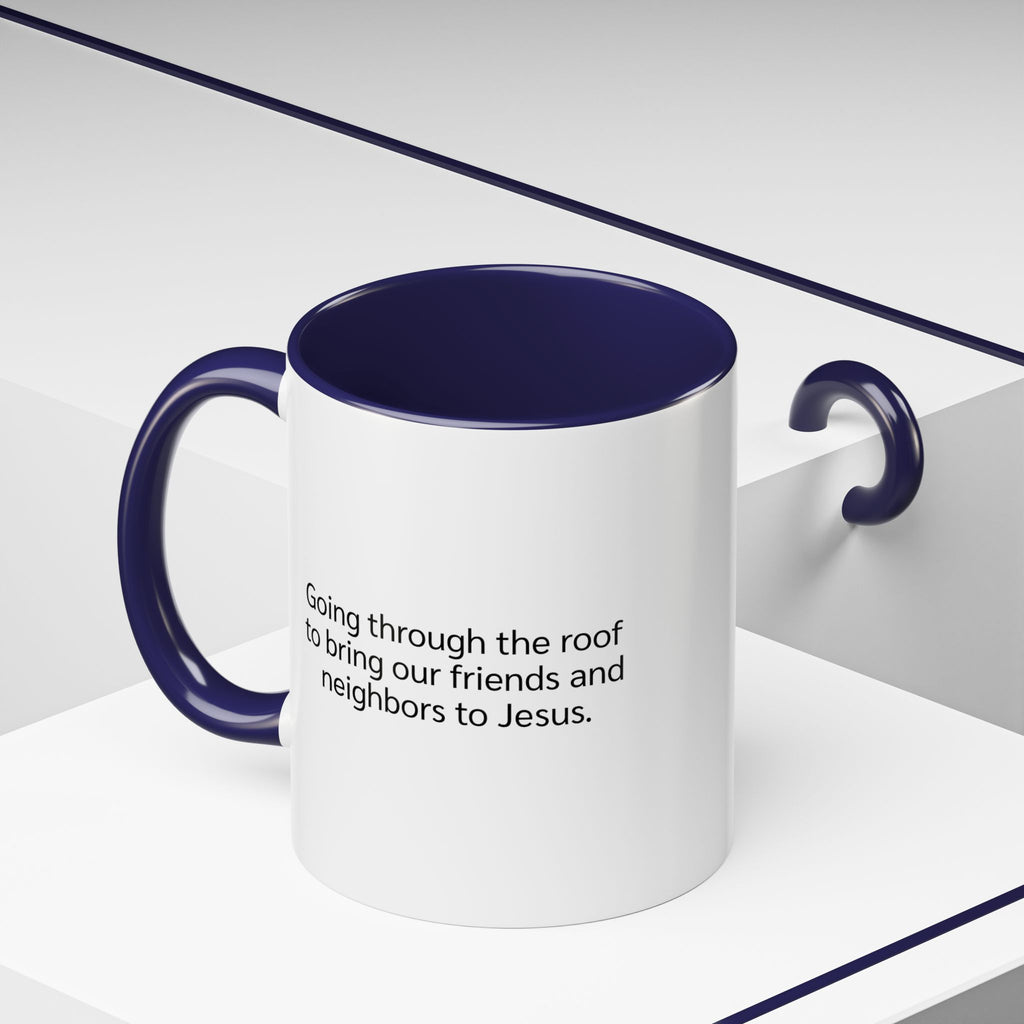 Rooftop Prayer Warrior Accent Coffee Mug