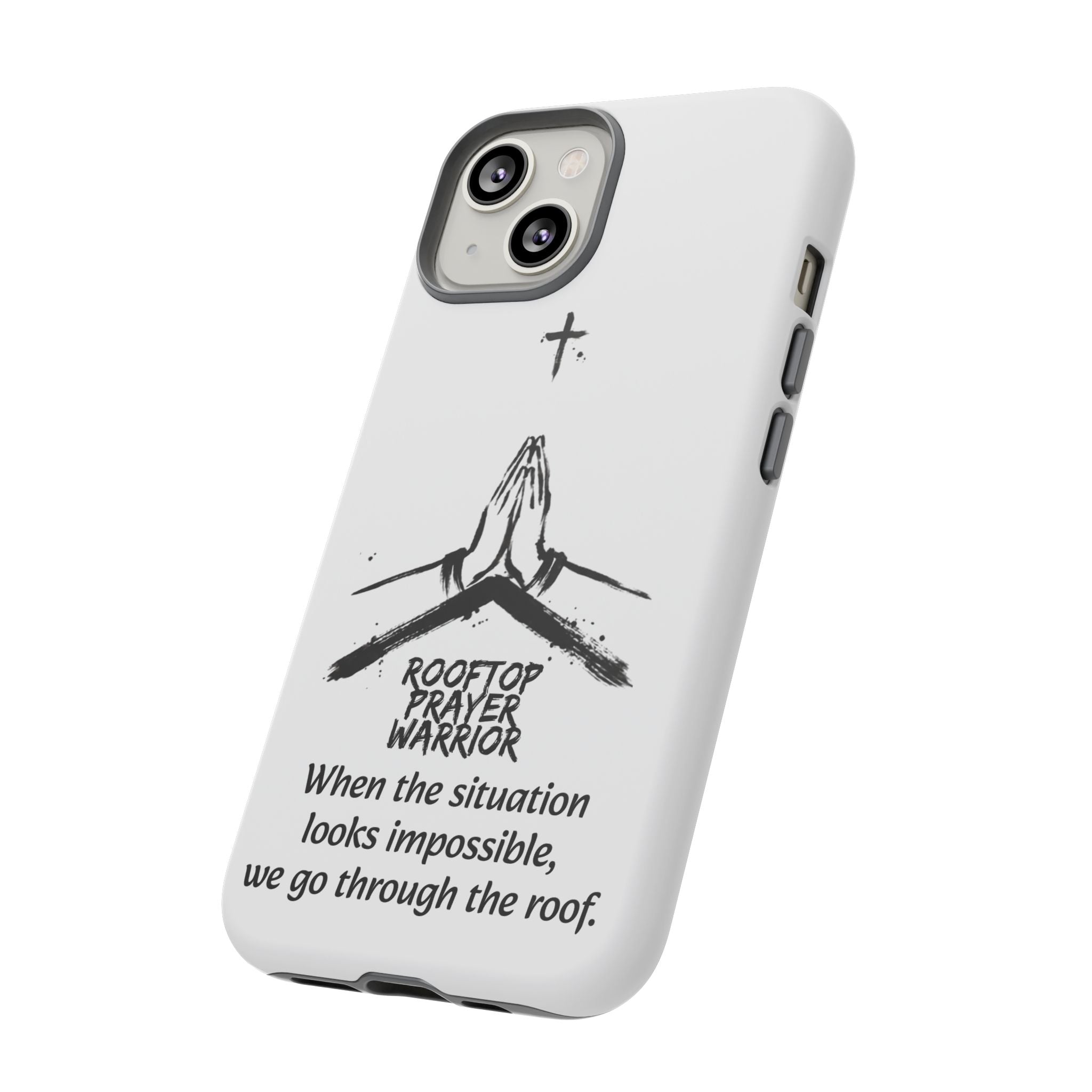 Rooftop Prayer Warrior Phone Case — iPhone, Samsung & Pixel