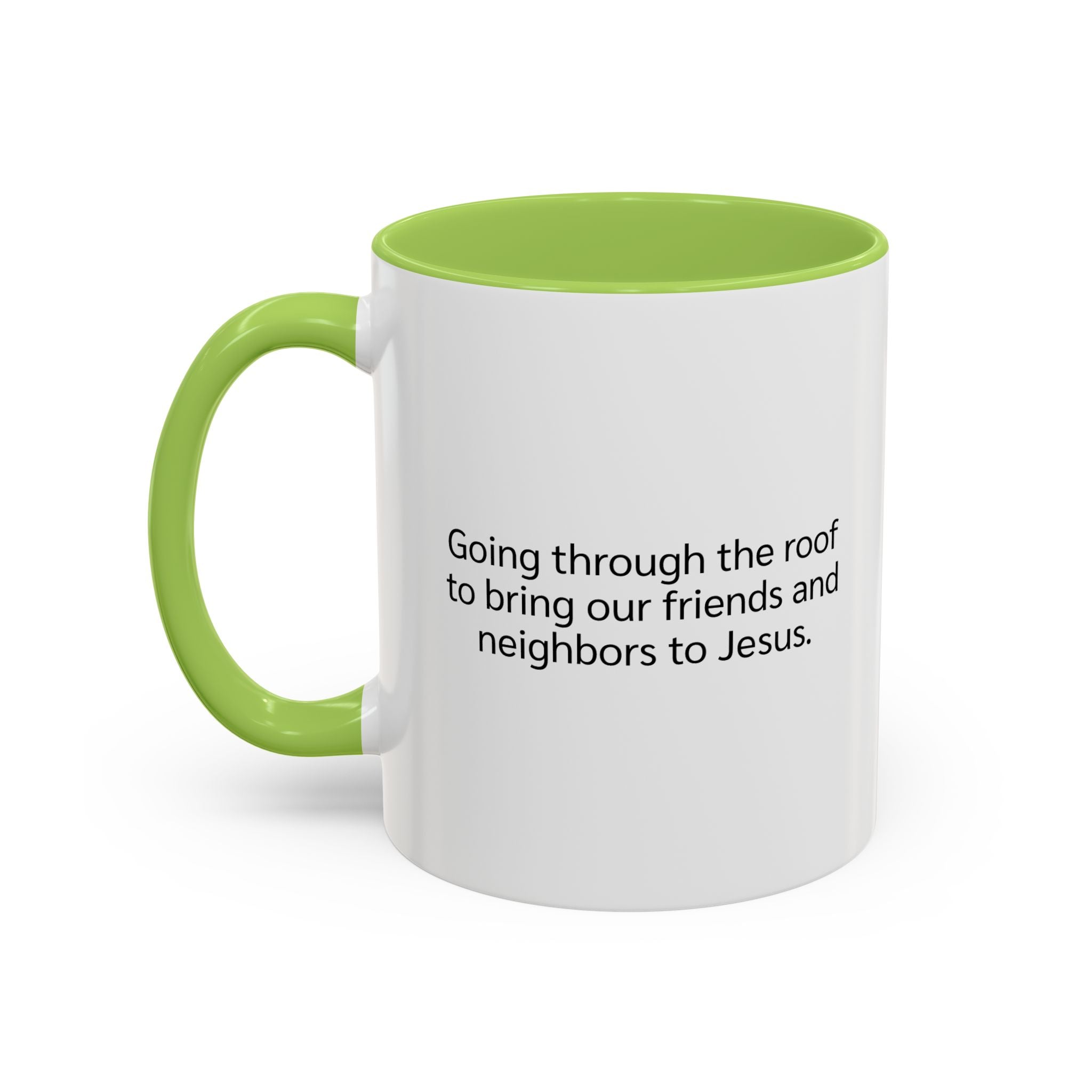 Rooftop Prayer Warrior Accent Coffee Mug