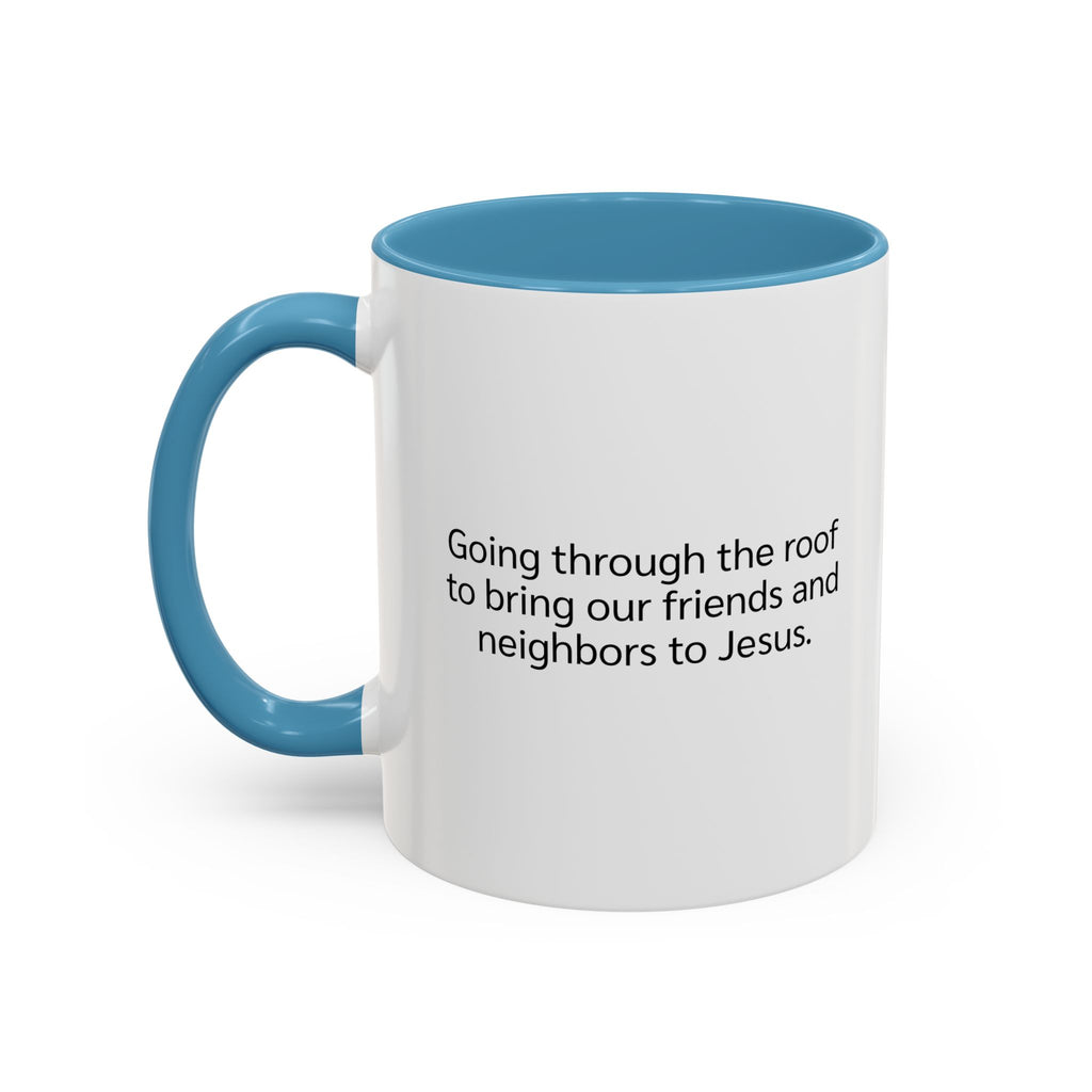 Rooftop Prayer Warrior Accent Coffee Mug