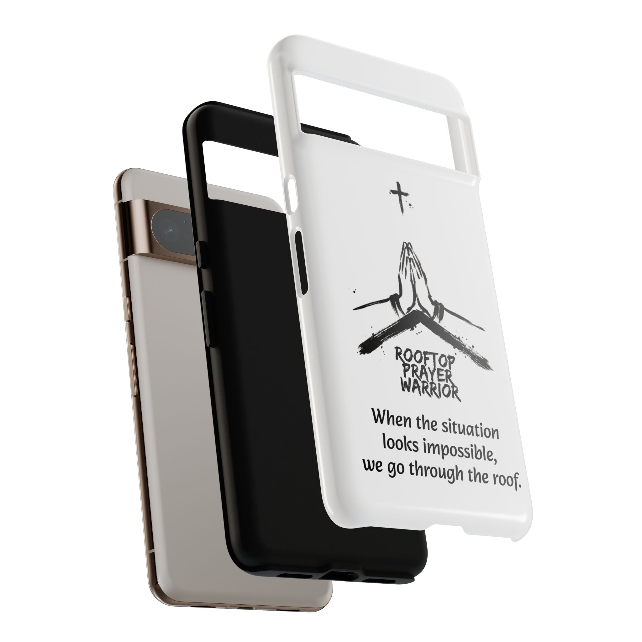 Rooftop Prayer Warrior Phone Case — iPhone, Samsung & Pixel