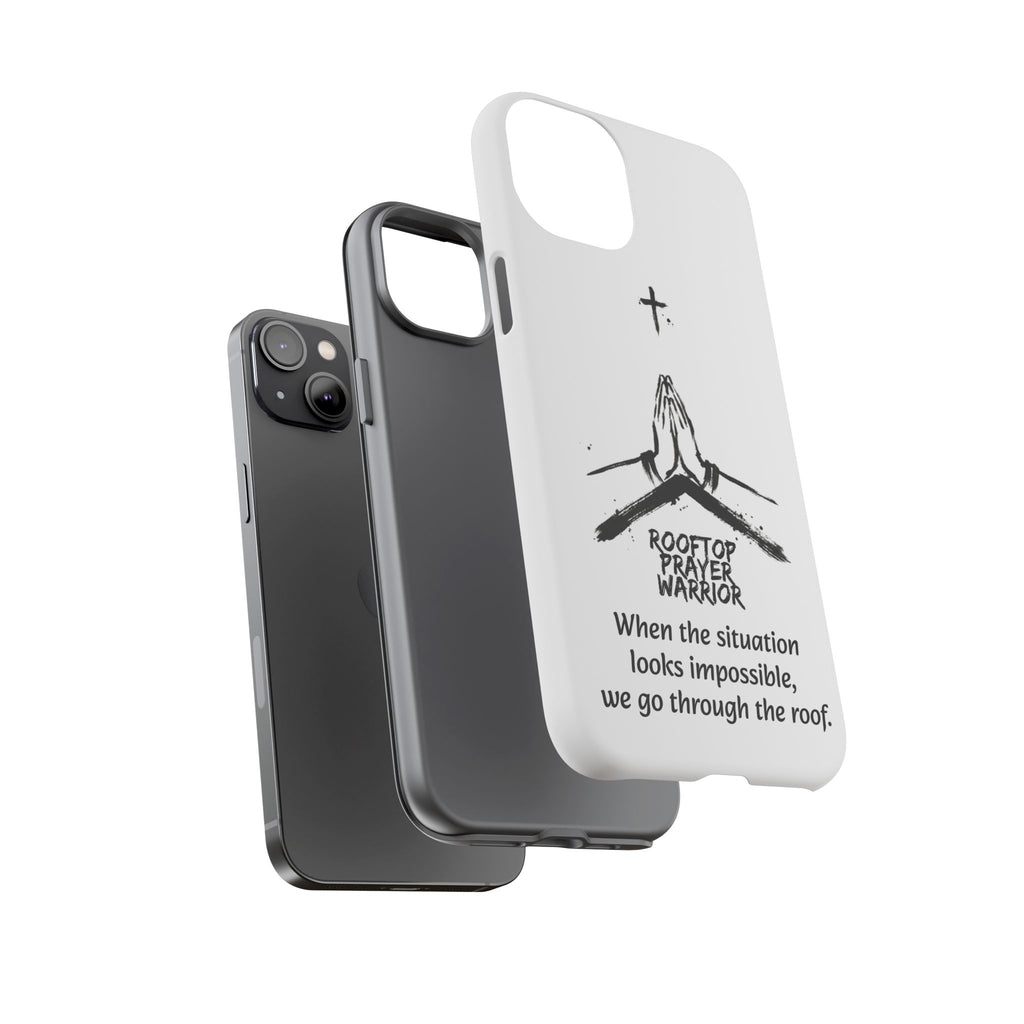 Rooftop Prayer Warrior Phone Case — iPhone, Samsung & Pixel