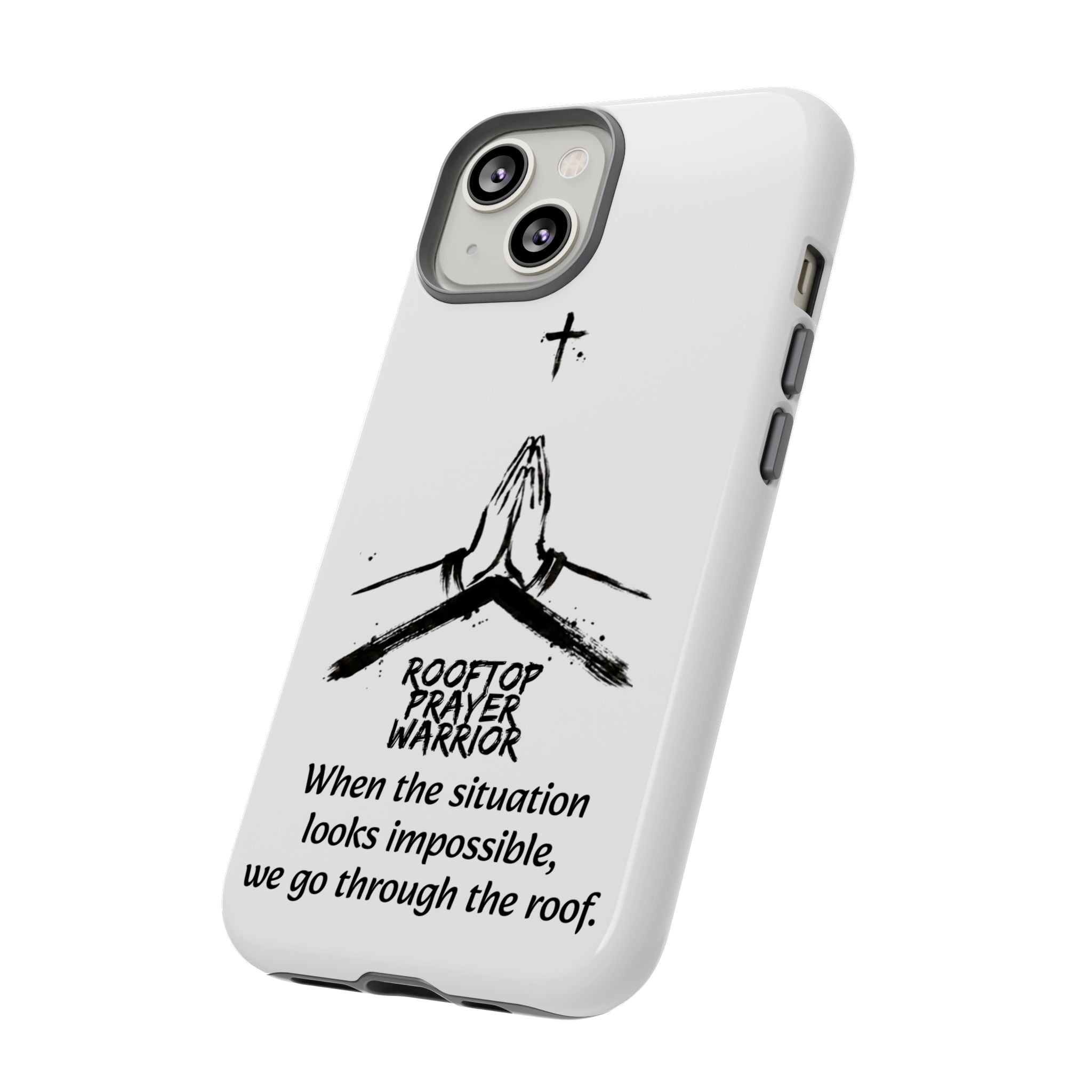 Rooftop Prayer Warrior Phone Case — iPhone, Samsung & Pixel