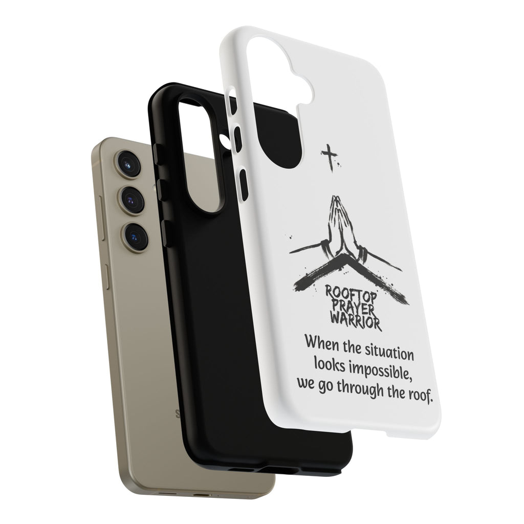 Rooftop Prayer Warrior Phone Case — iPhone, Samsung & Pixel