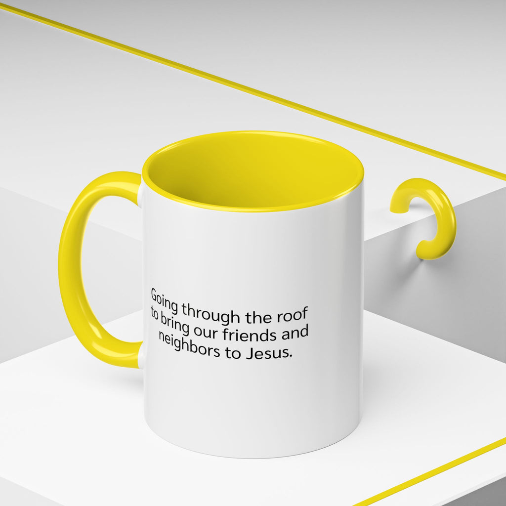 Rooftop Prayer Warrior Accent Coffee Mug