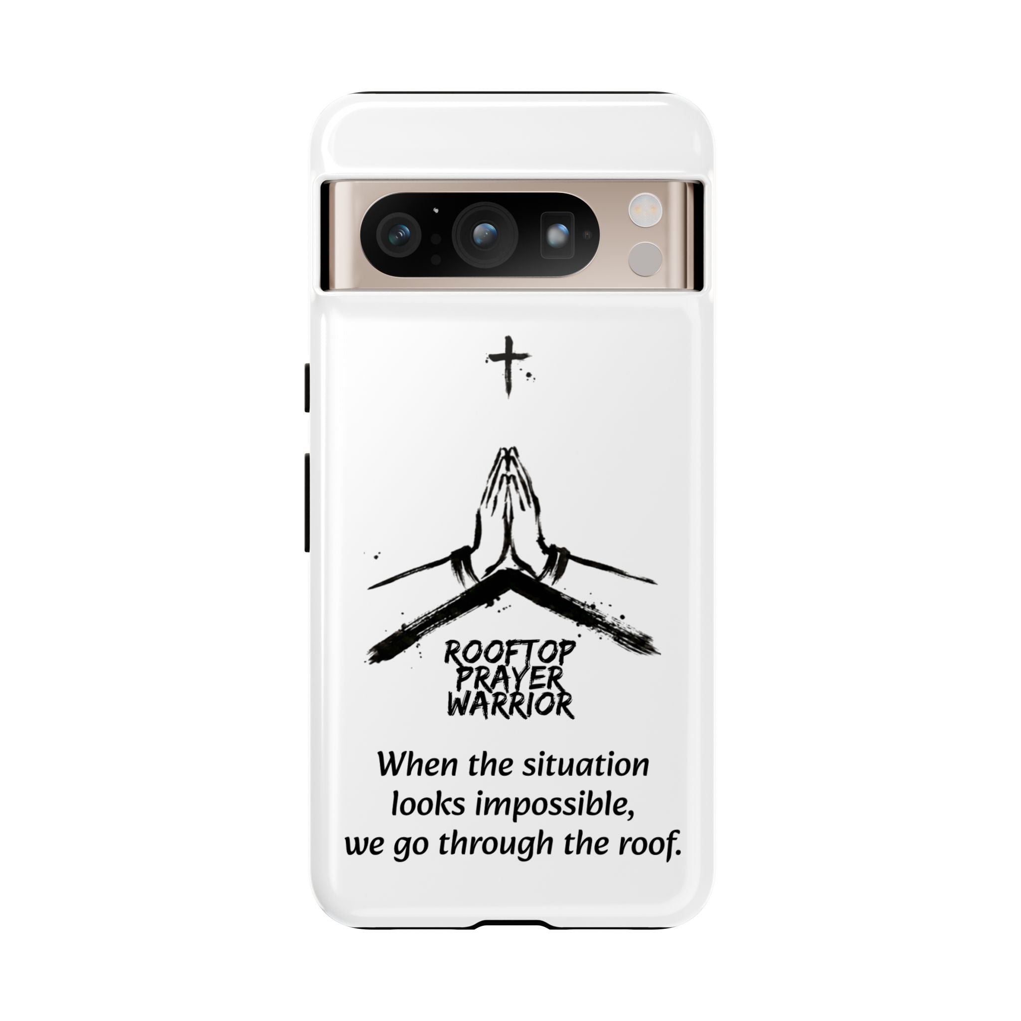 Rooftop Prayer Warrior Phone Case — iPhone, Samsung & Pixel