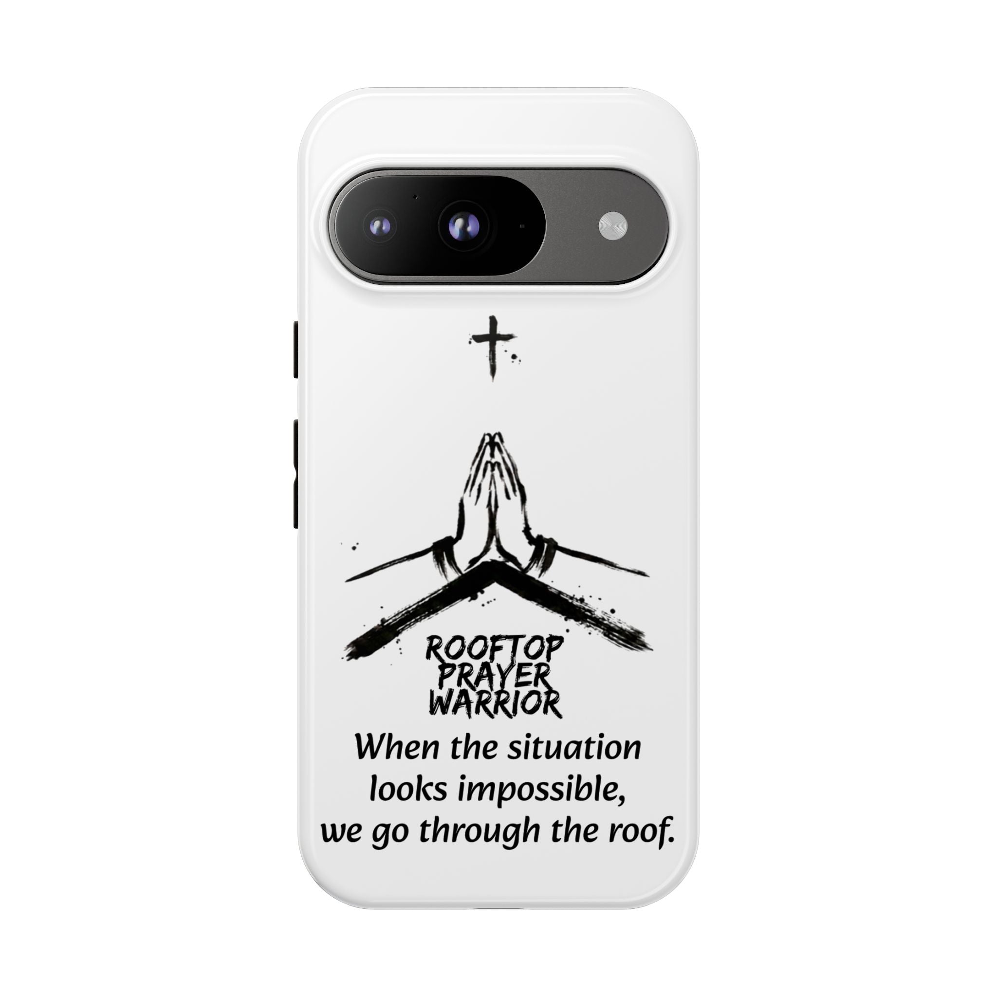 Rooftop Prayer Warrior Phone Case — iPhone, Samsung & Pixel