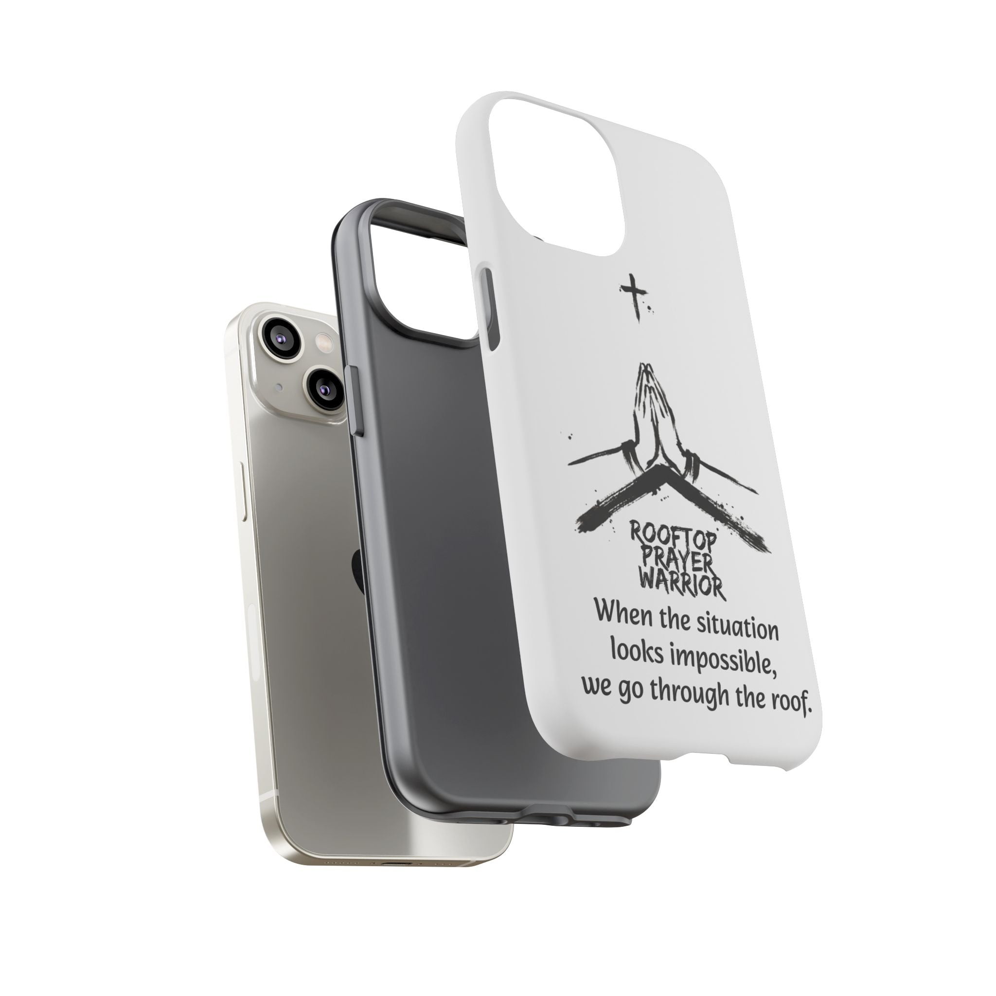 Rooftop Prayer Warrior Phone Case — iPhone, Samsung & Pixel