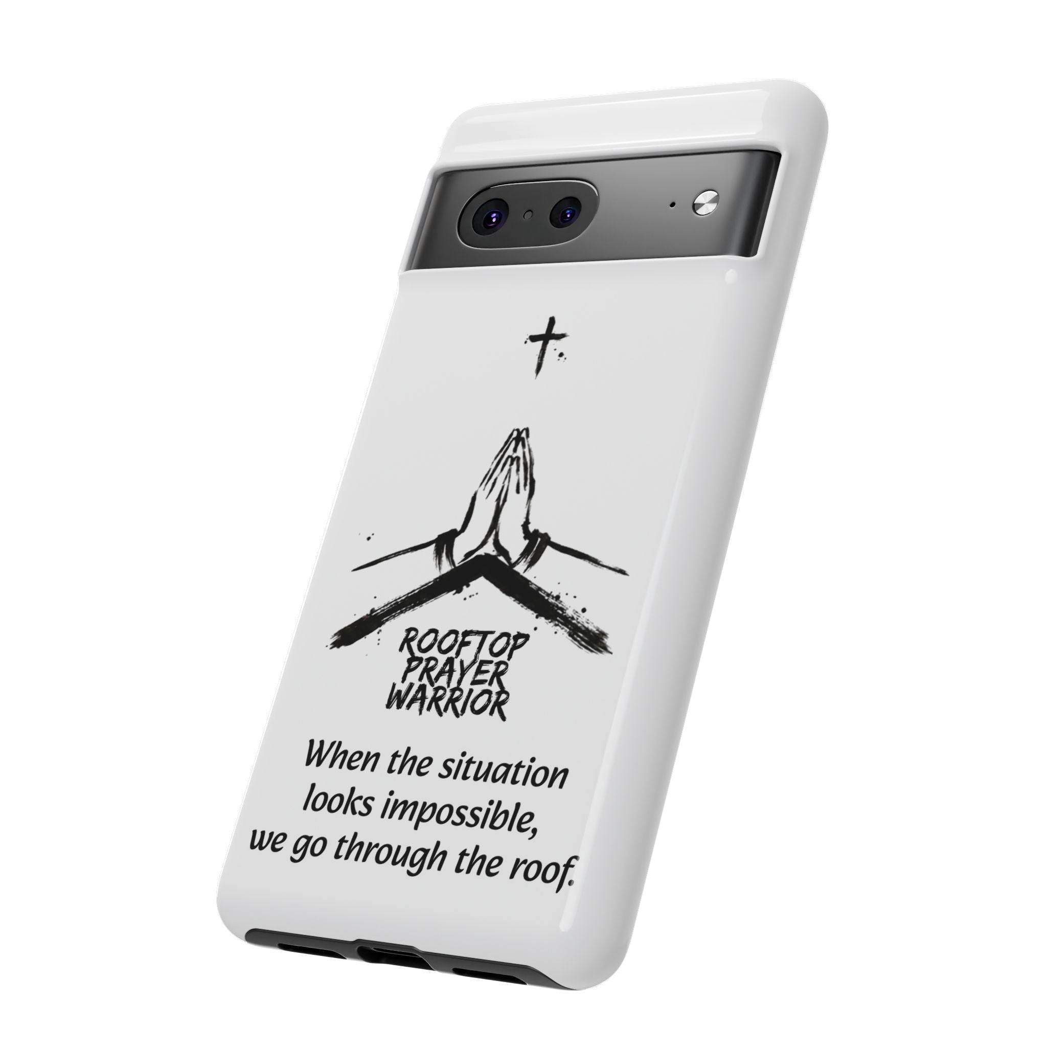 Rooftop Prayer Warrior Phone Case — iPhone, Samsung & Pixel