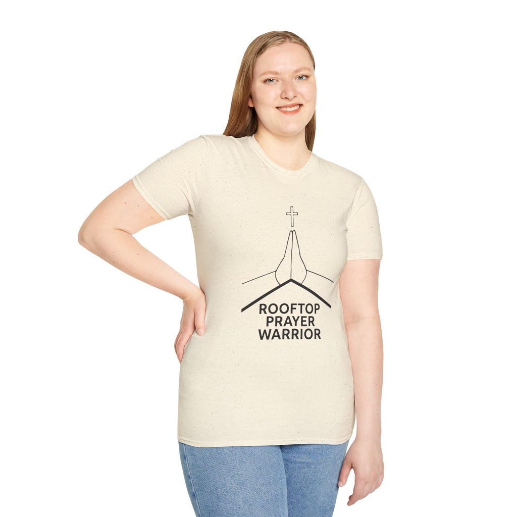 Rooftop Prayer Warrior T-Shirt — Light Colors
