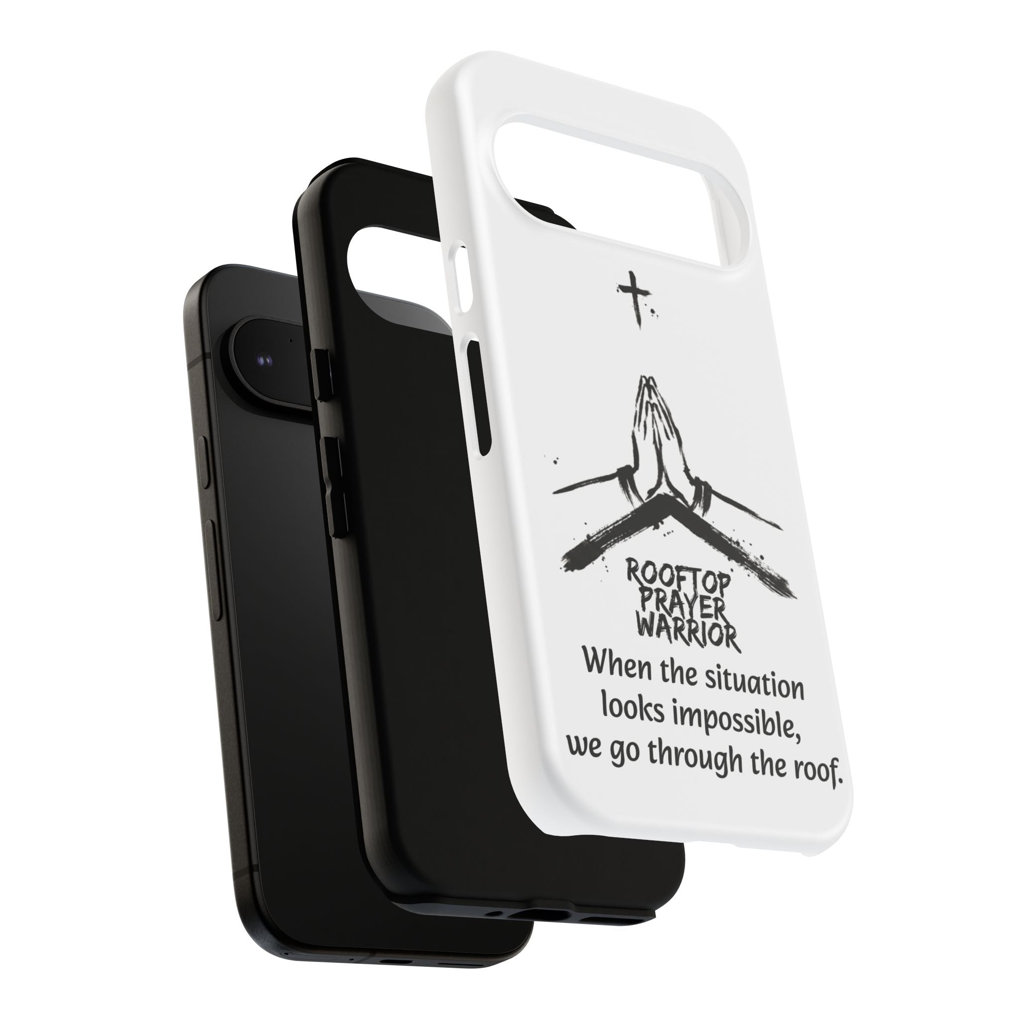 Rooftop Prayer Warrior Phone Case — iPhone, Samsung & Pixel